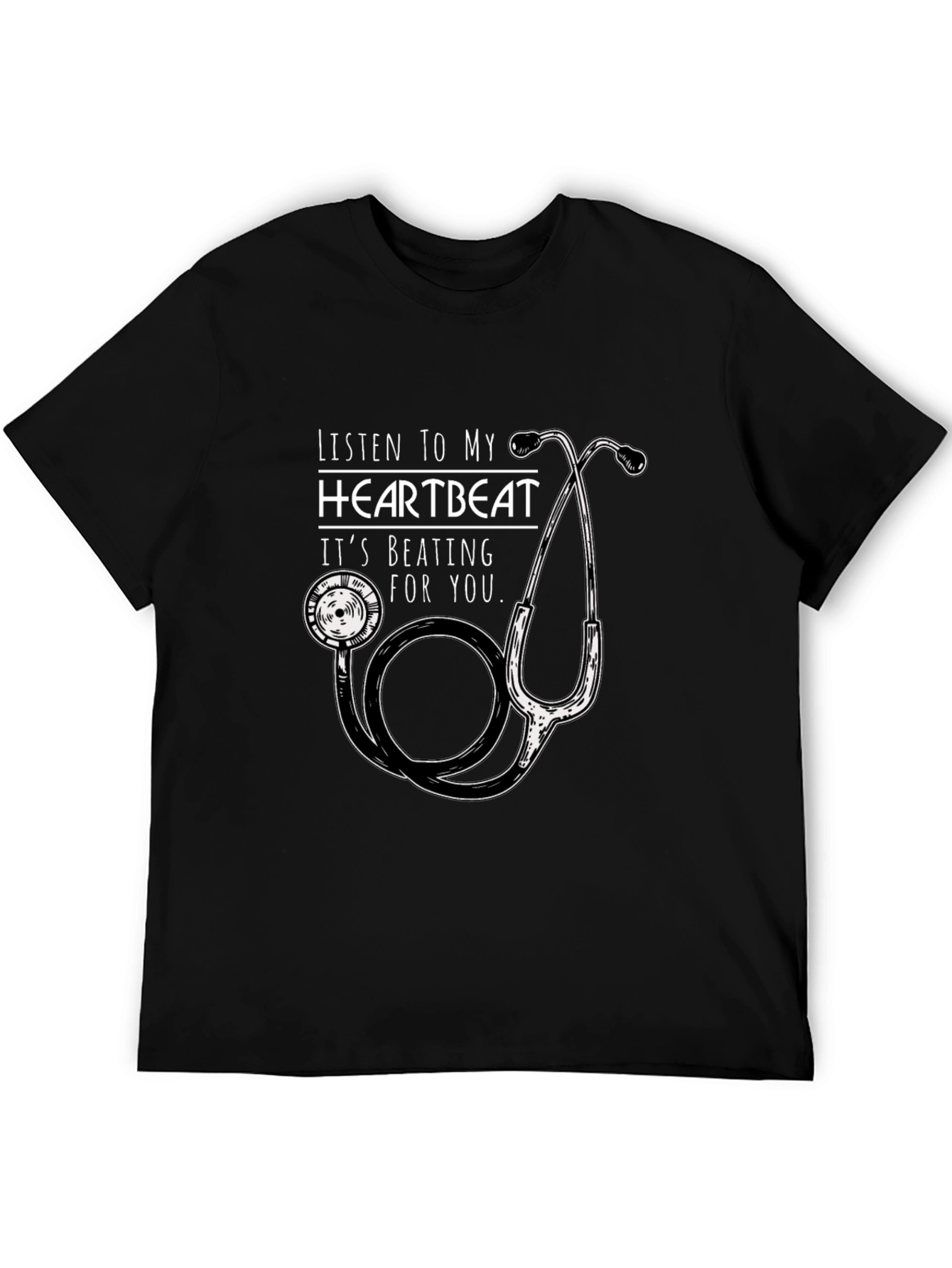 Heartbeat Stethoscope Graphic Tee