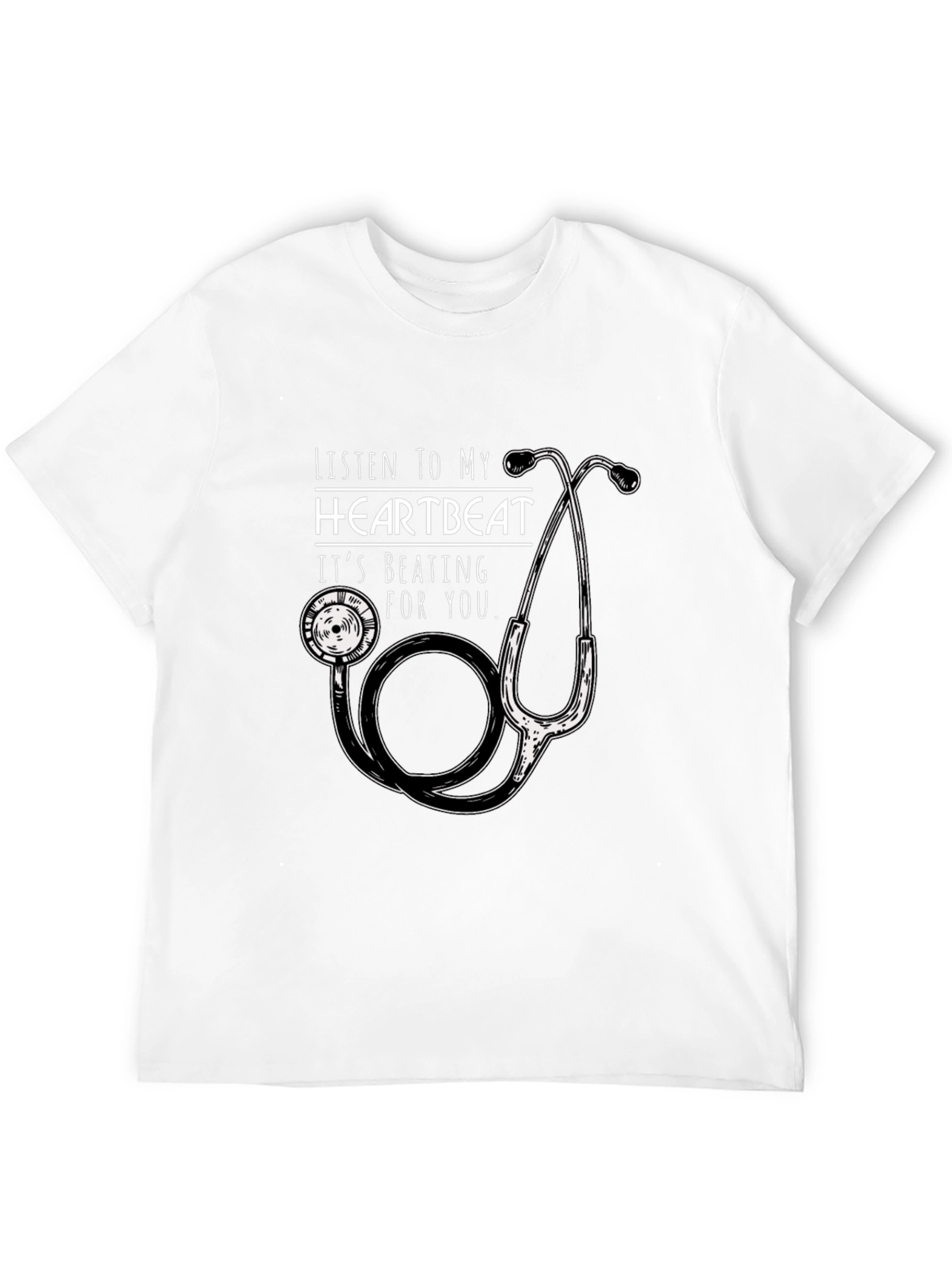Heartbeat Stethoscope Graphic Tee