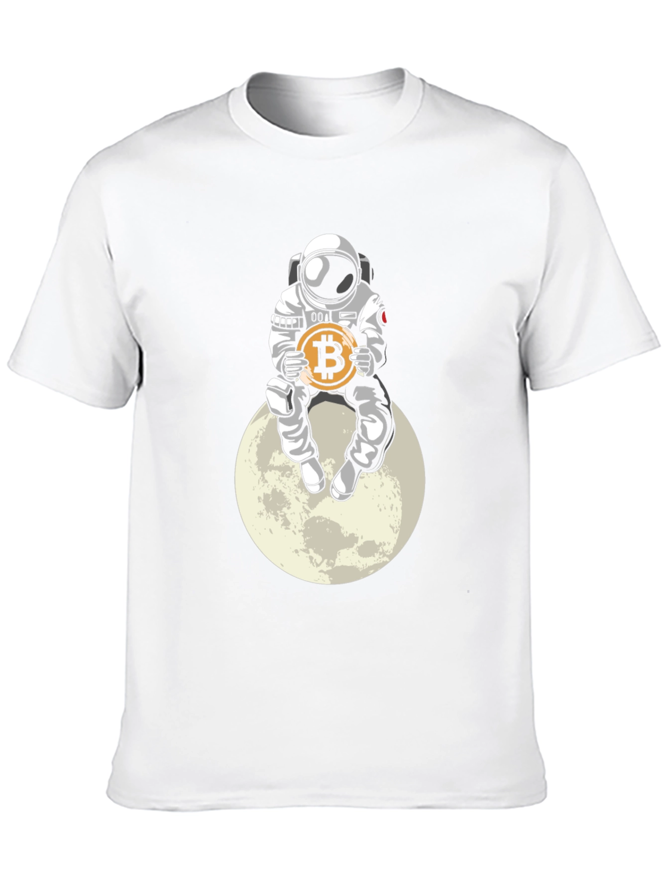 Astronaut Bitcoin Moon T-Shirt - Crypto Tee