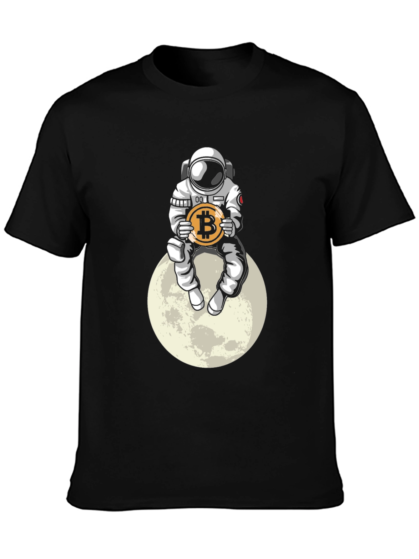 Astronaut Bitcoin Moon T-Shirt - Crypto Tee