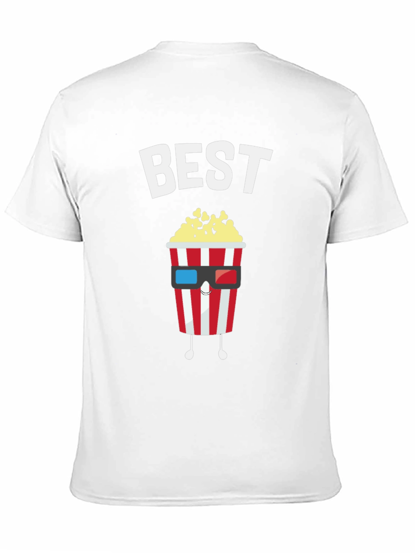 Best Movie Night Popcorn Graphic T-Shirt