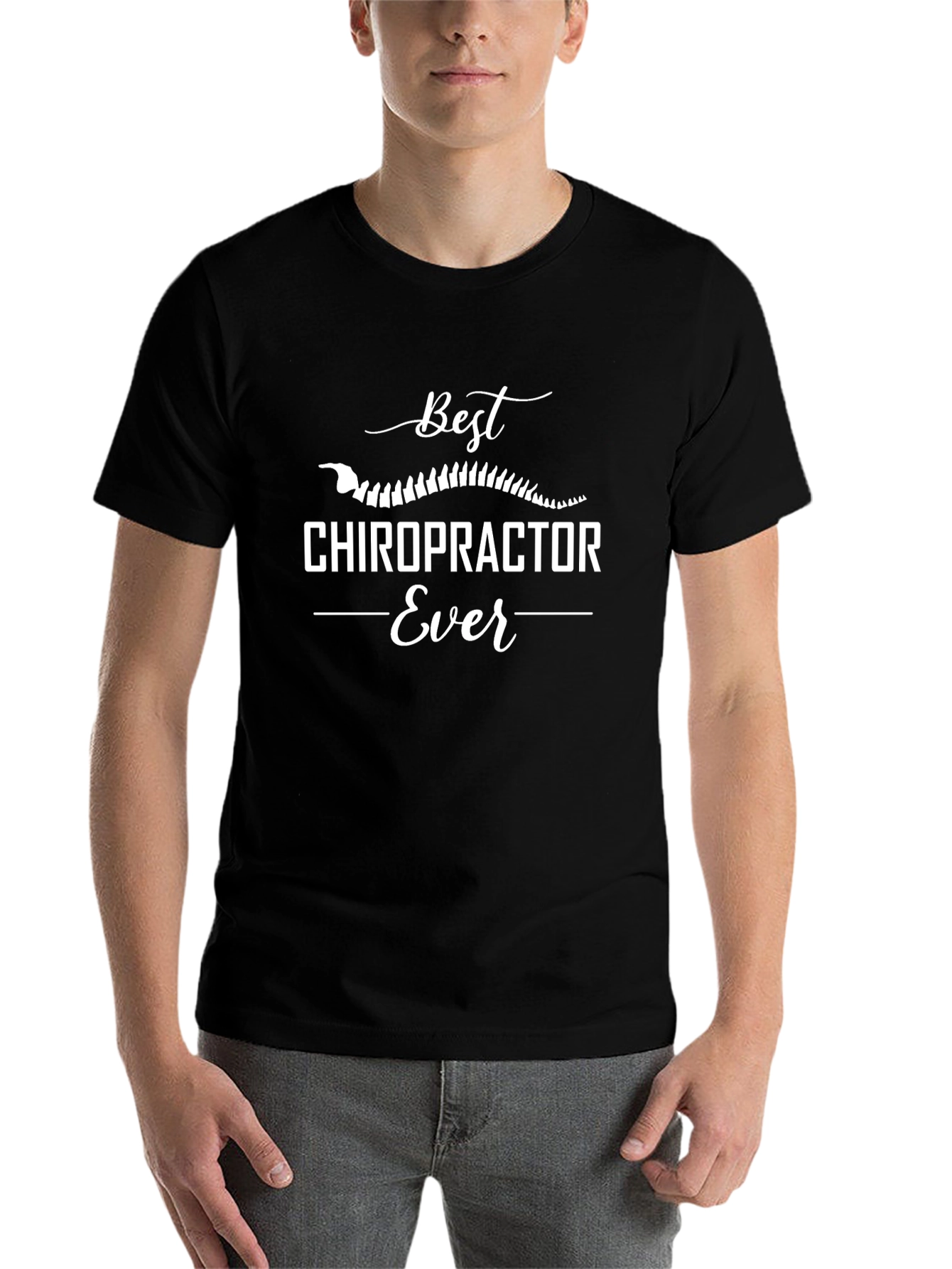 Best Chiropractor Ever Black T-Shirt