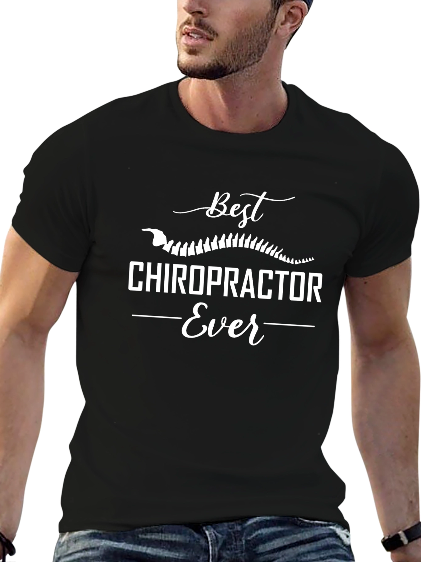 Best Chiropractor Ever Black T-Shirt