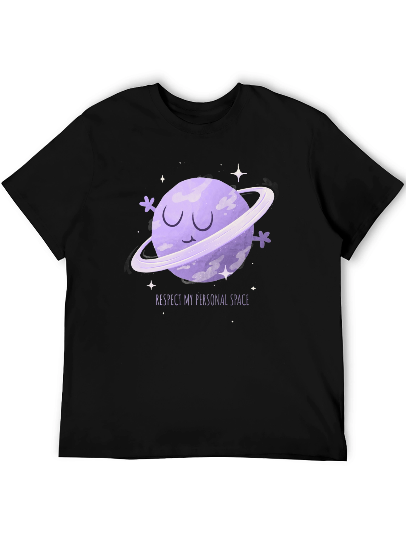 Respect My Space Graphic Tee - Black