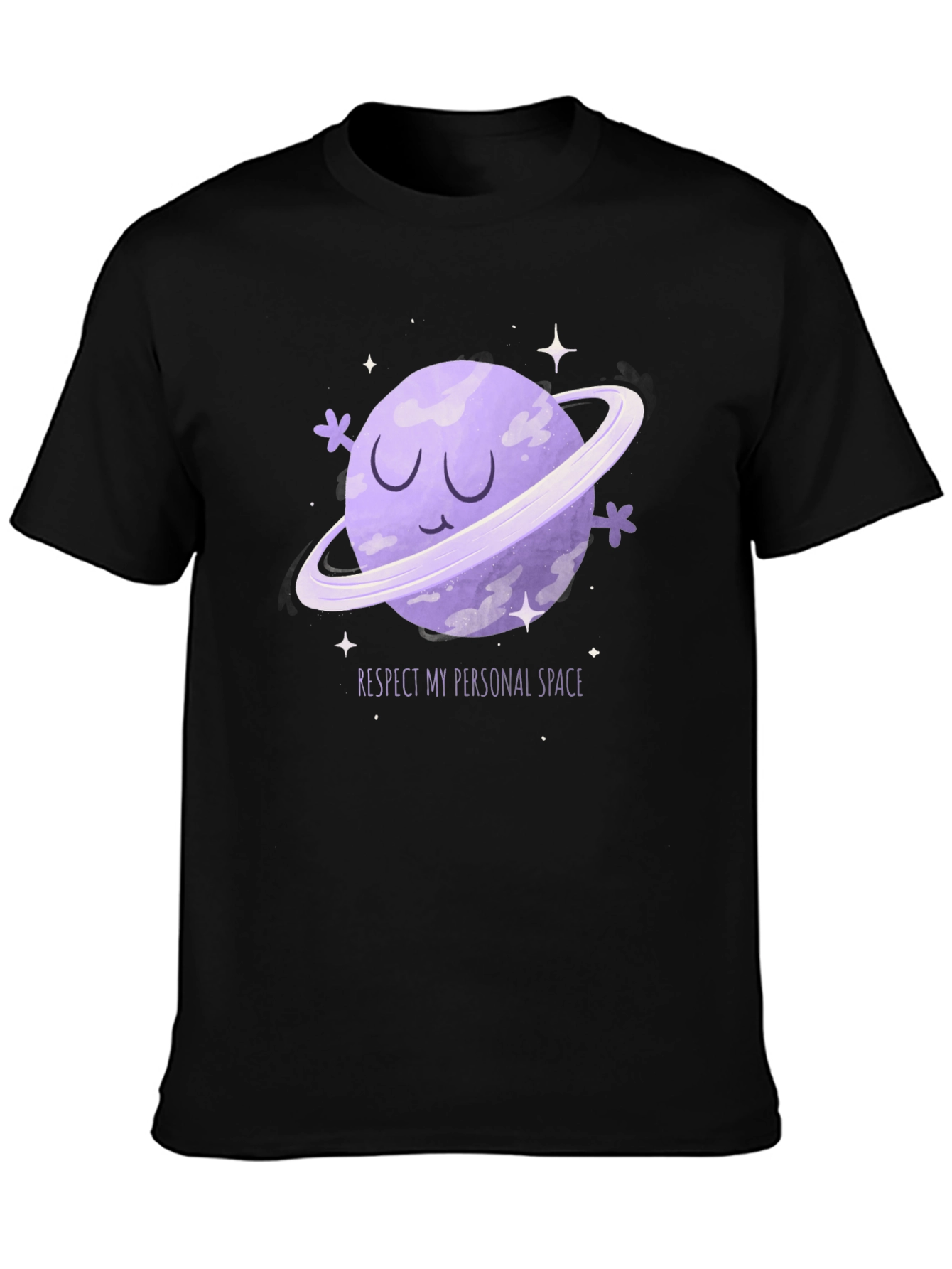 Respect My Space Graphic Tee - Black