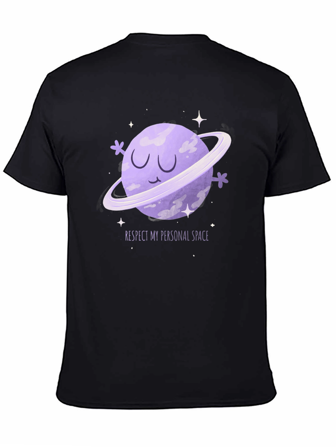 Respect My Space Graphic Tee - Black