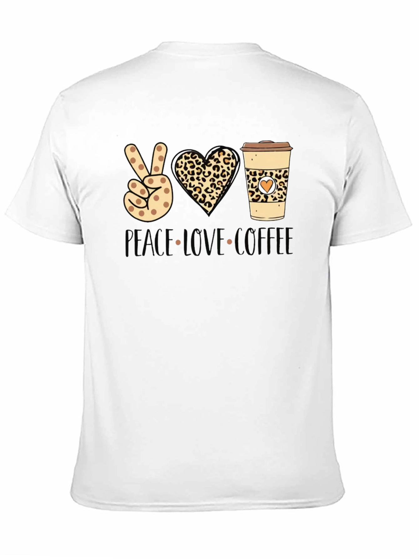 Peace Love Coffee Graphic Tee