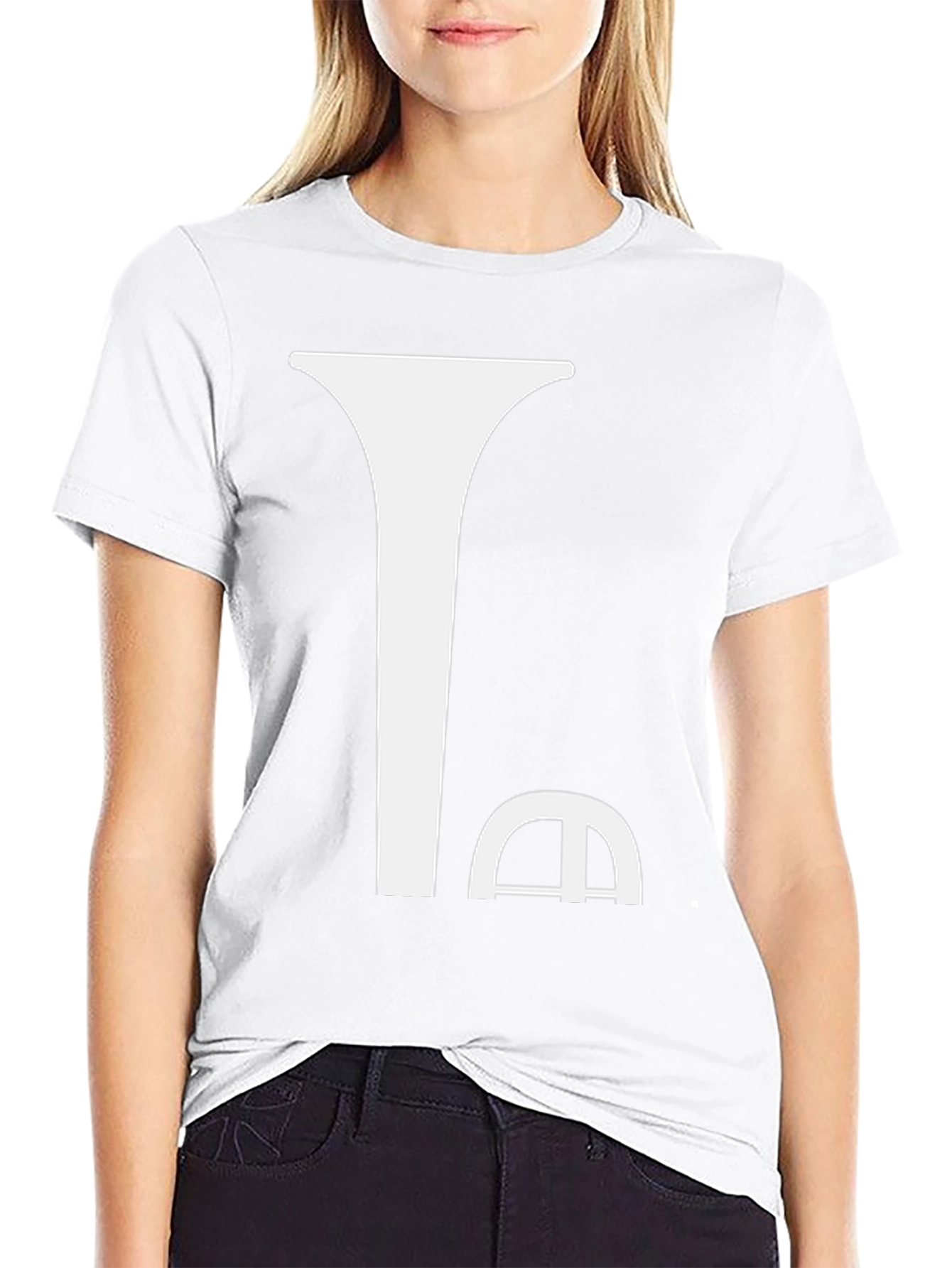 Abstract Funnel Black T-Shirt