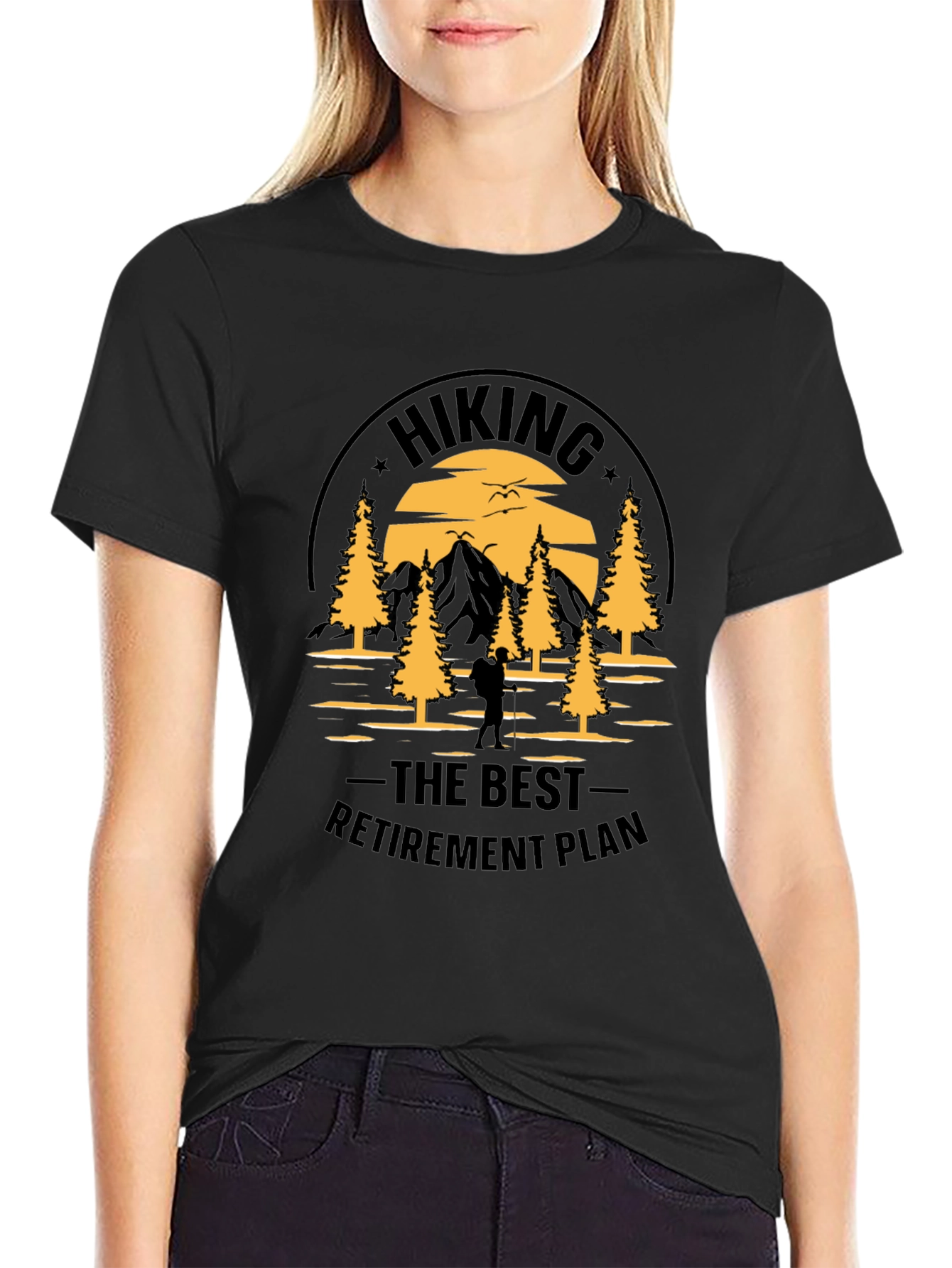 Hiking Retirement Plan Graphic Tee