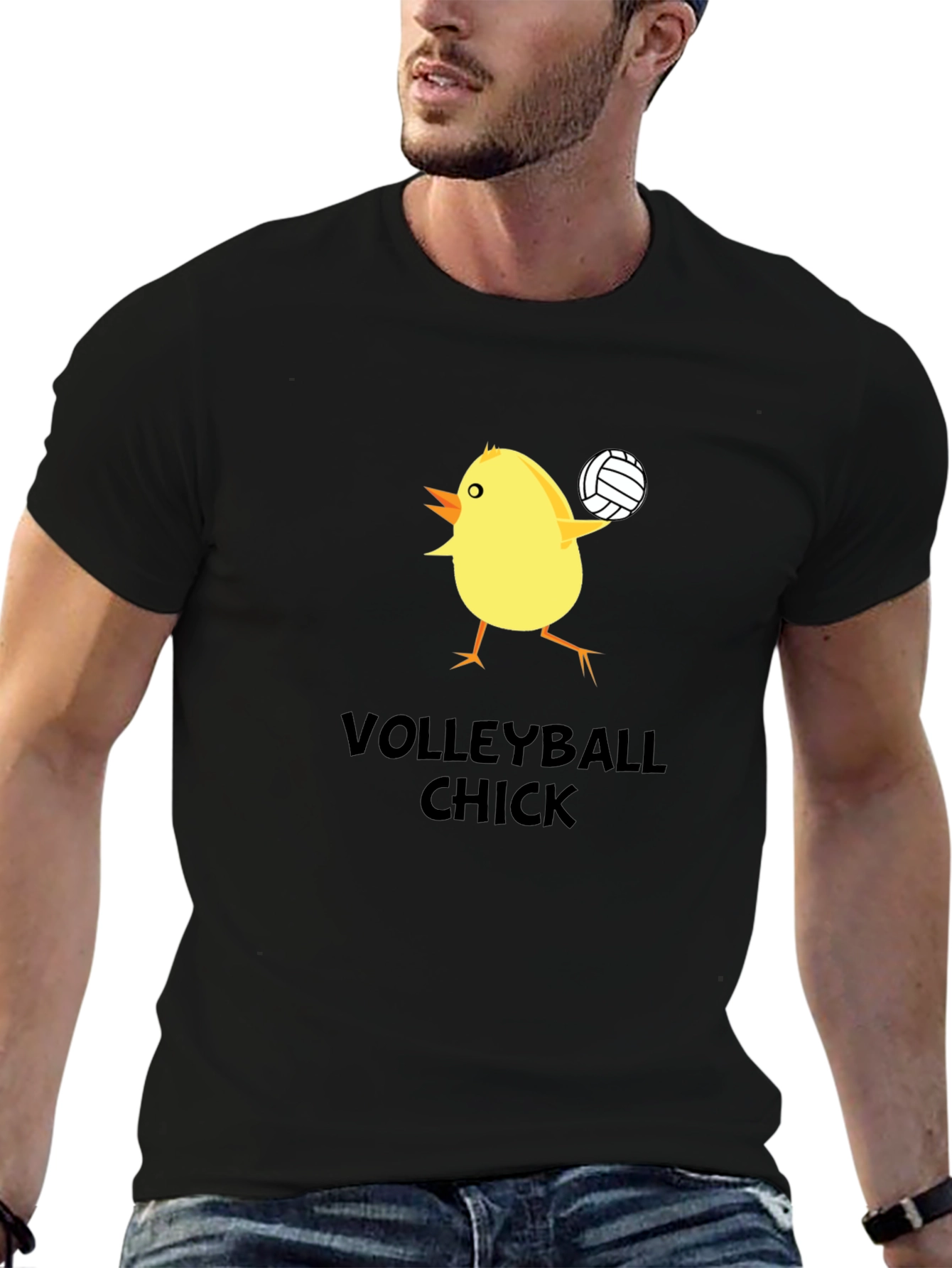 Volleyball Chick T-Shirt - Sporty & Fun Design
