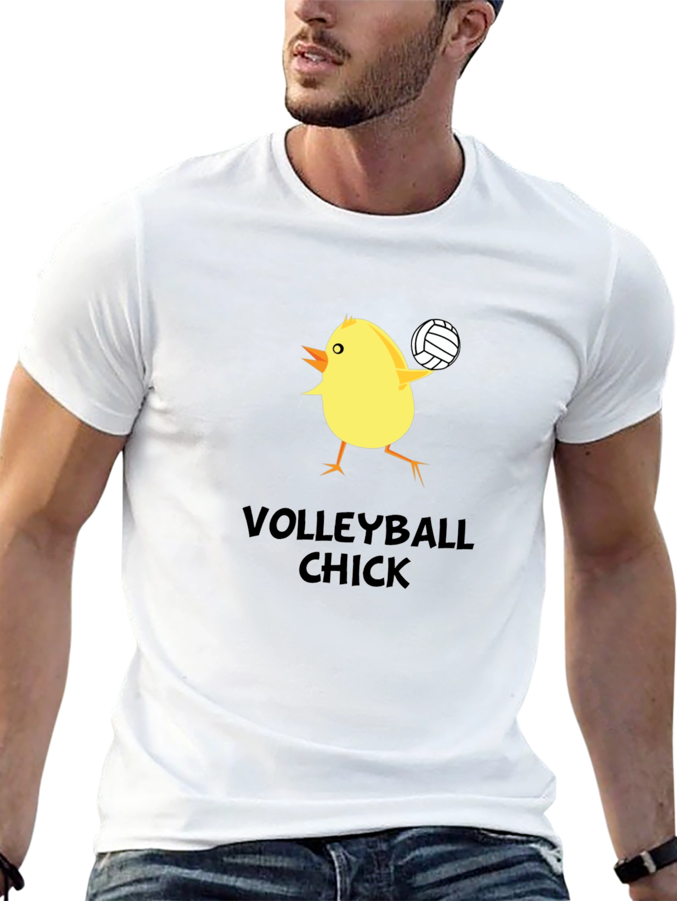 Volleyball Chick T-Shirt - Sporty & Fun Design