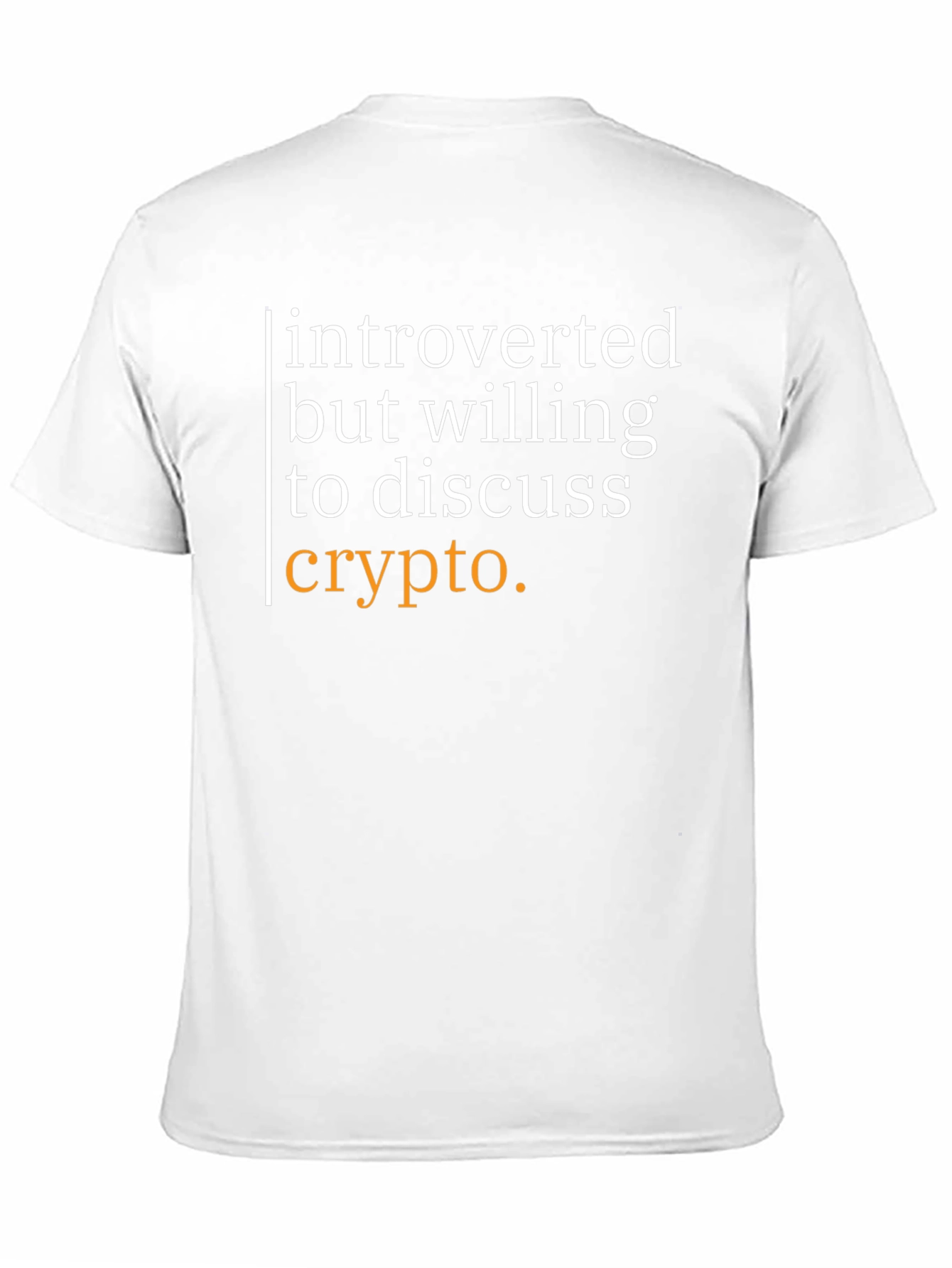 Introverted Crypto Enthusiast Graphic T-Shirt
