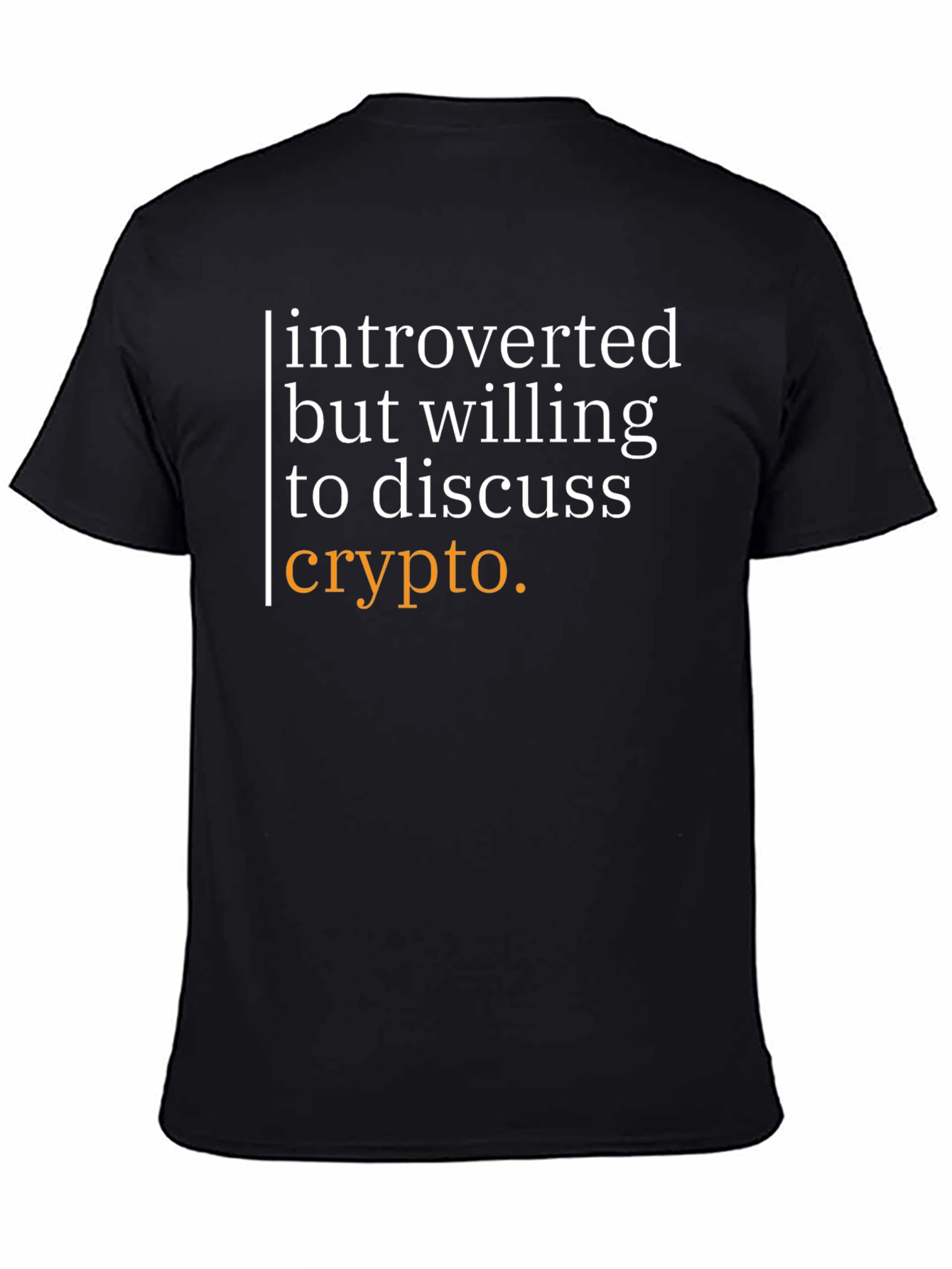 Introverted Crypto Enthusiast Graphic T-Shirt