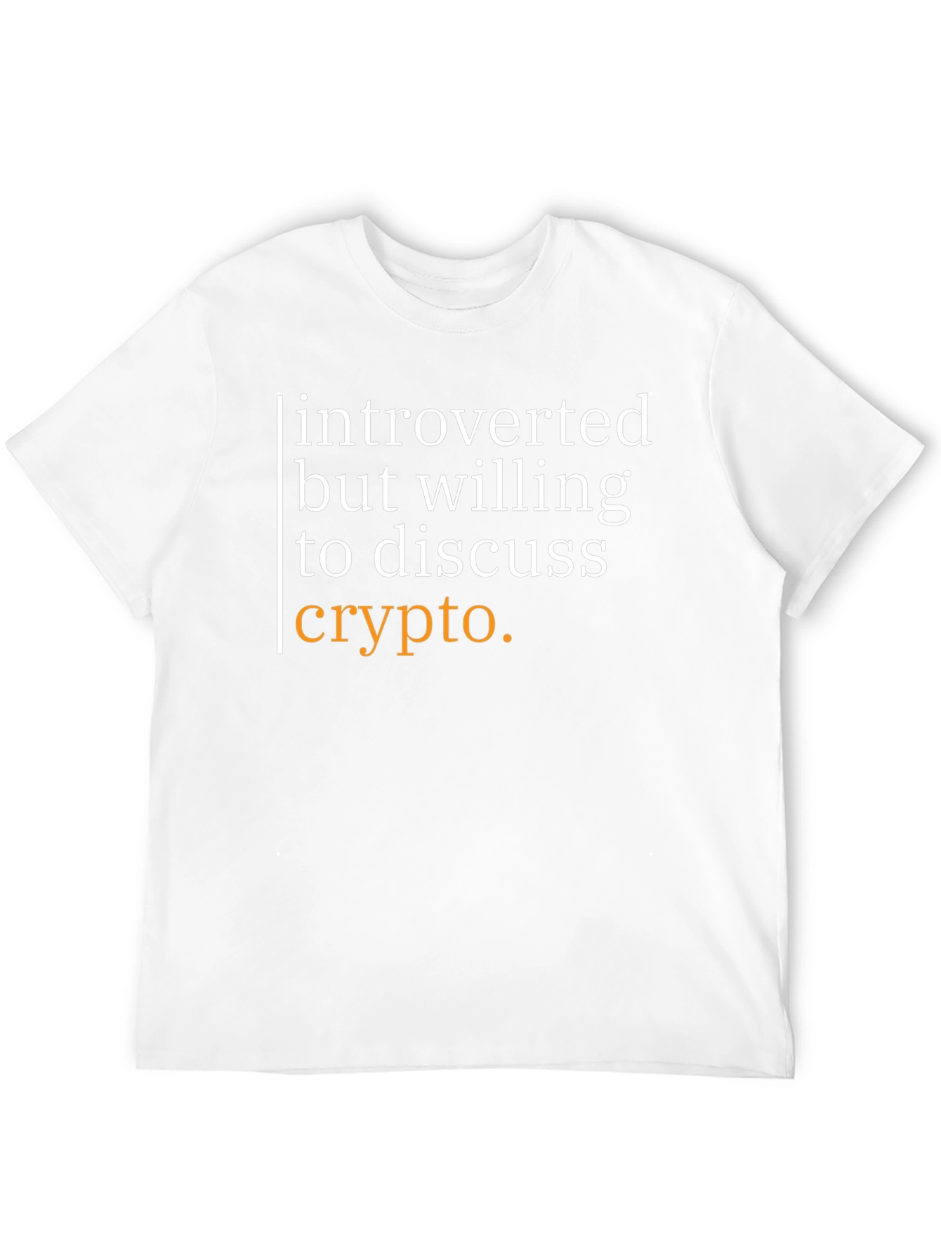 Introverted Crypto Enthusiast Graphic T-Shirt