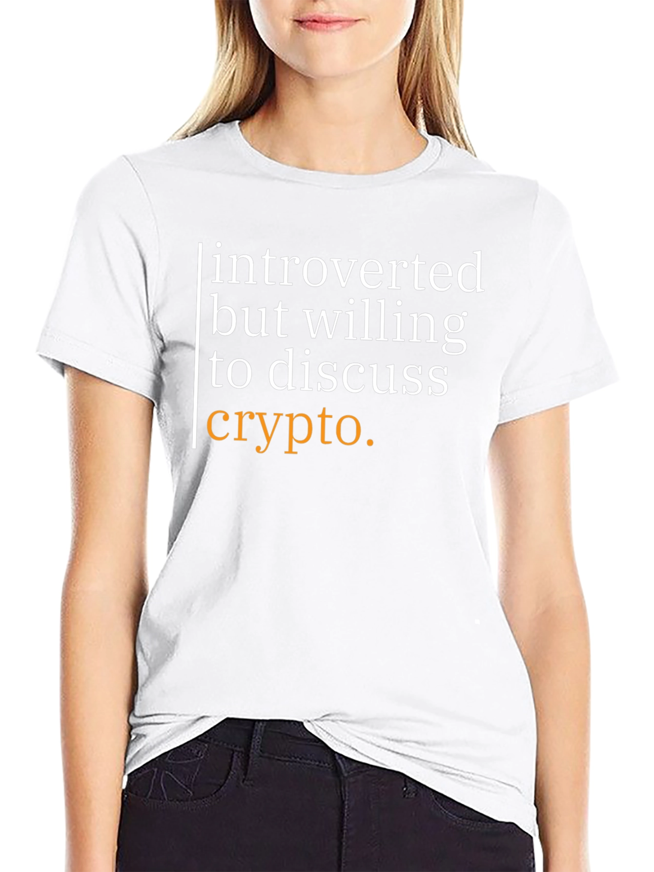 Introverted Crypto Enthusiast Graphic T-Shirt