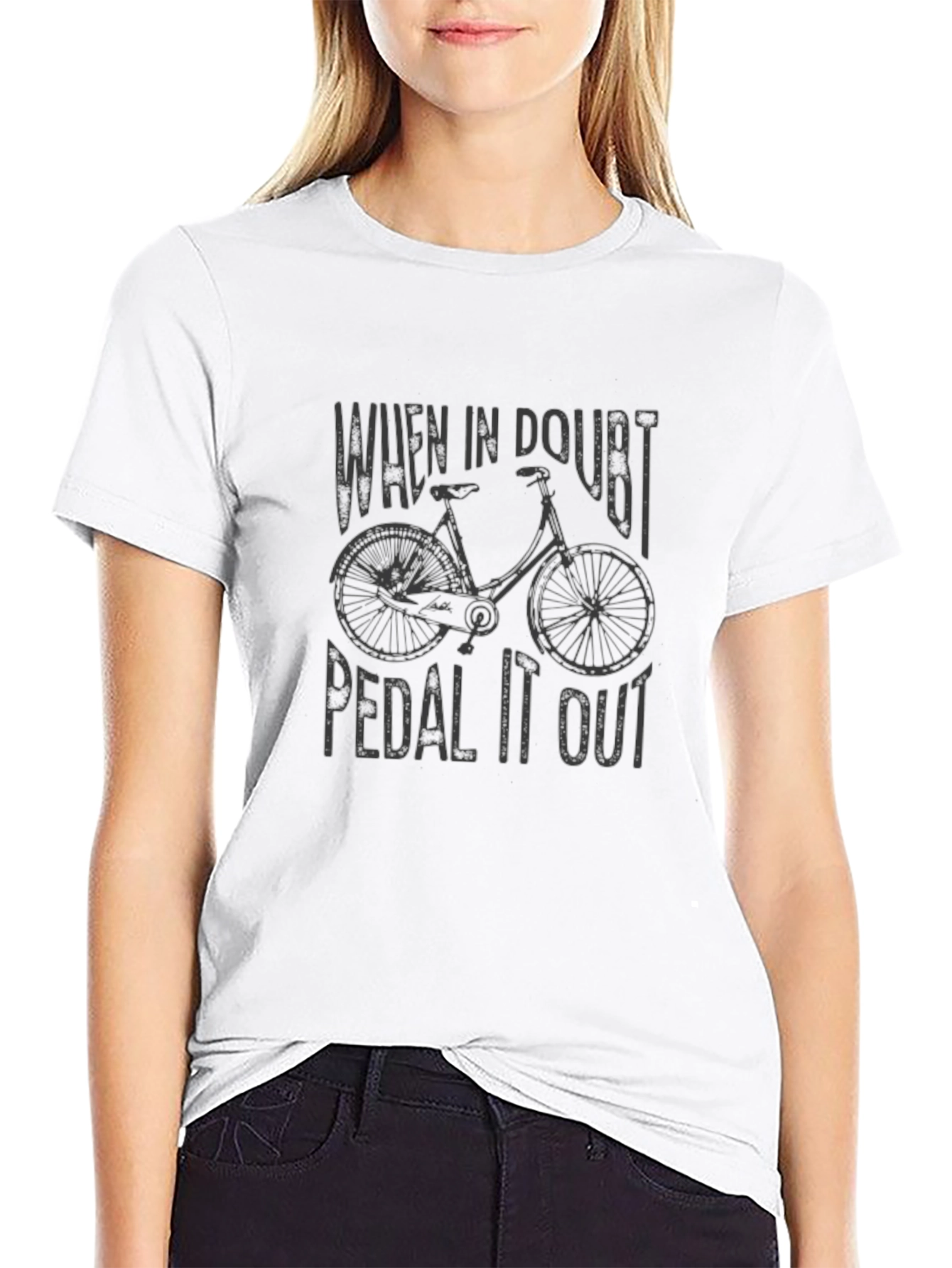 When In Doubt Pedal It Out - Unisex T-Shirt