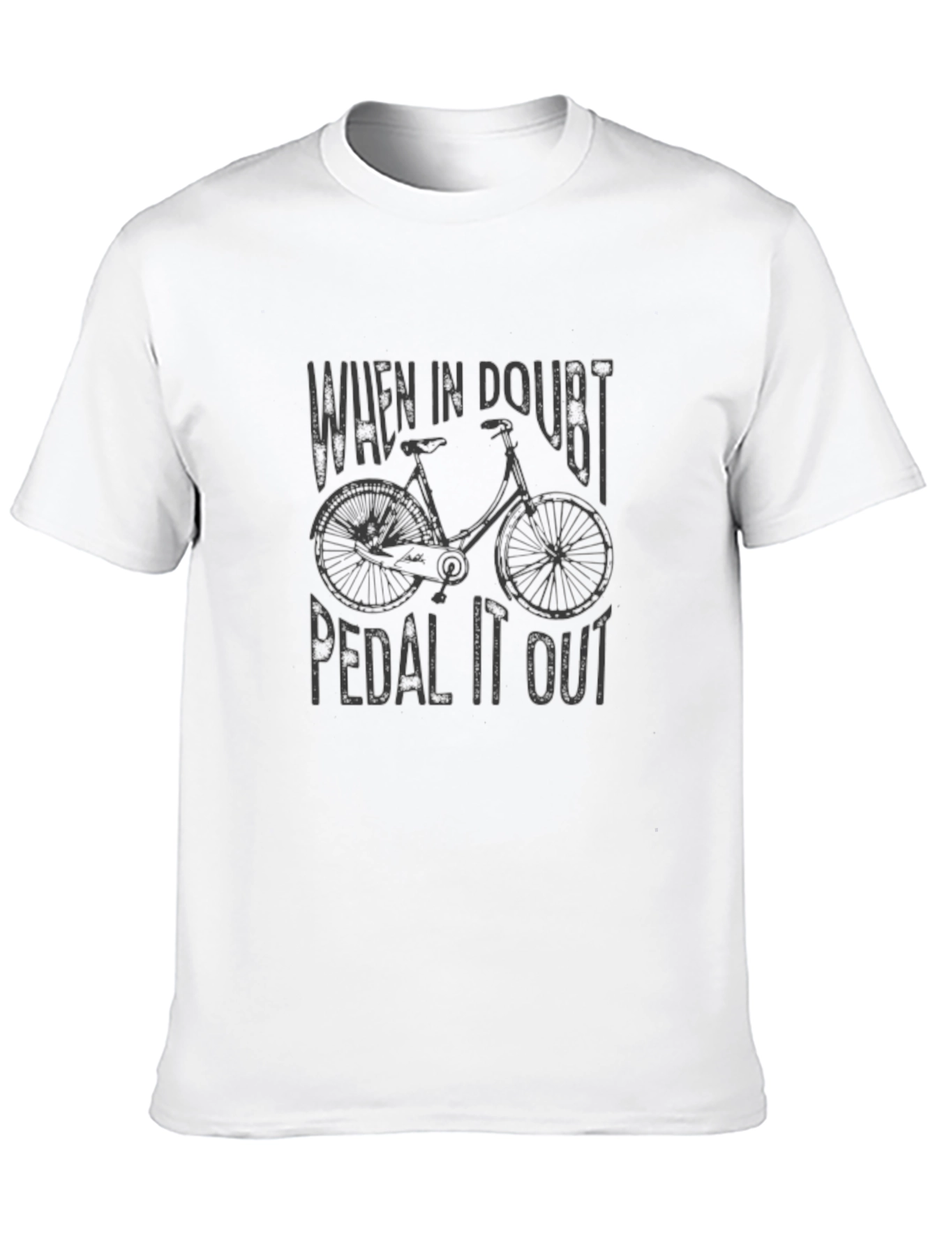 When In Doubt Pedal It Out - Unisex T-Shirt