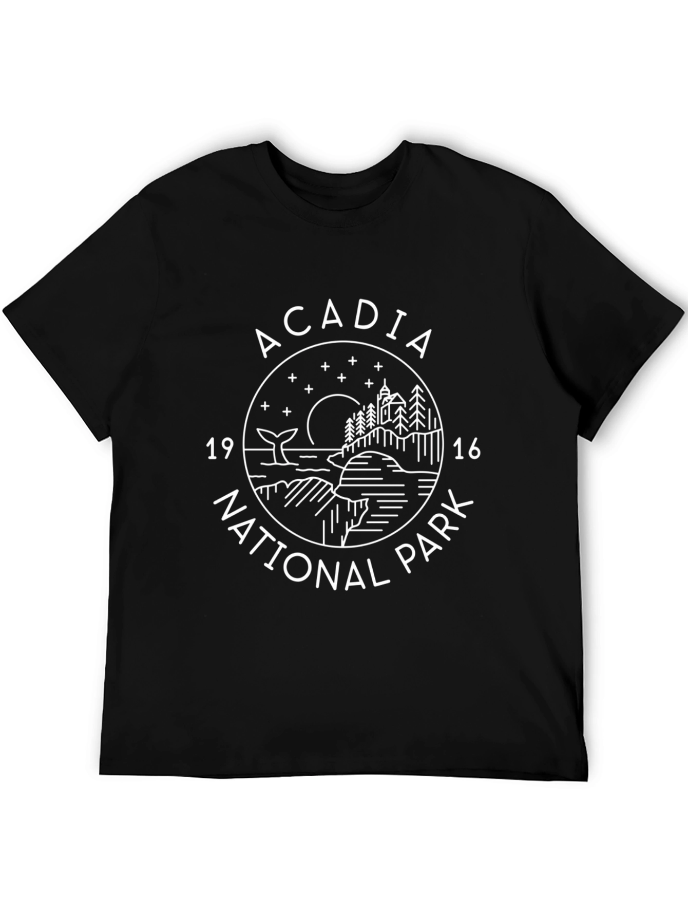 Acadia National Park Graphic Tee - Black