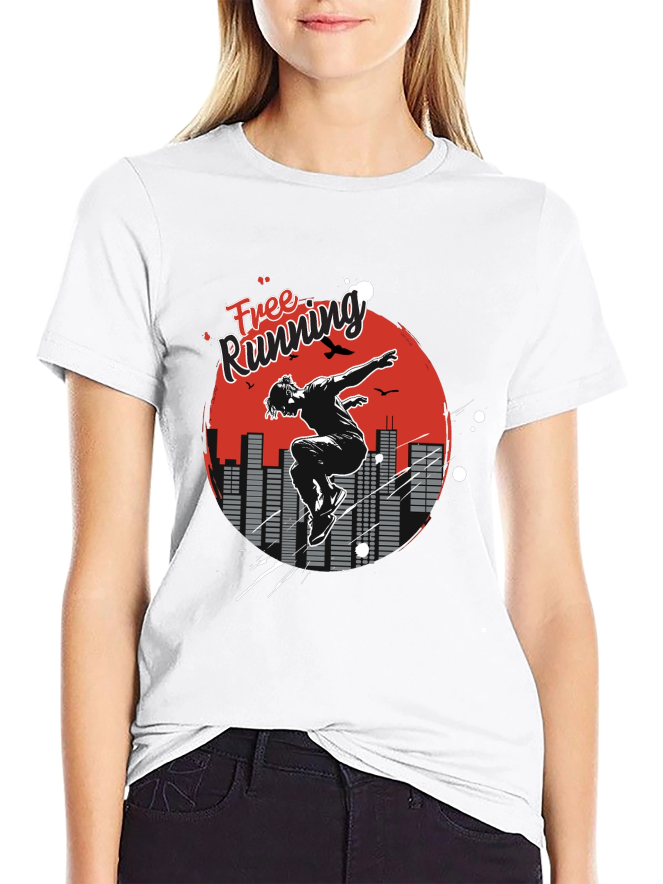 Free Running Graphic Tee - Urban Athlete Shirt