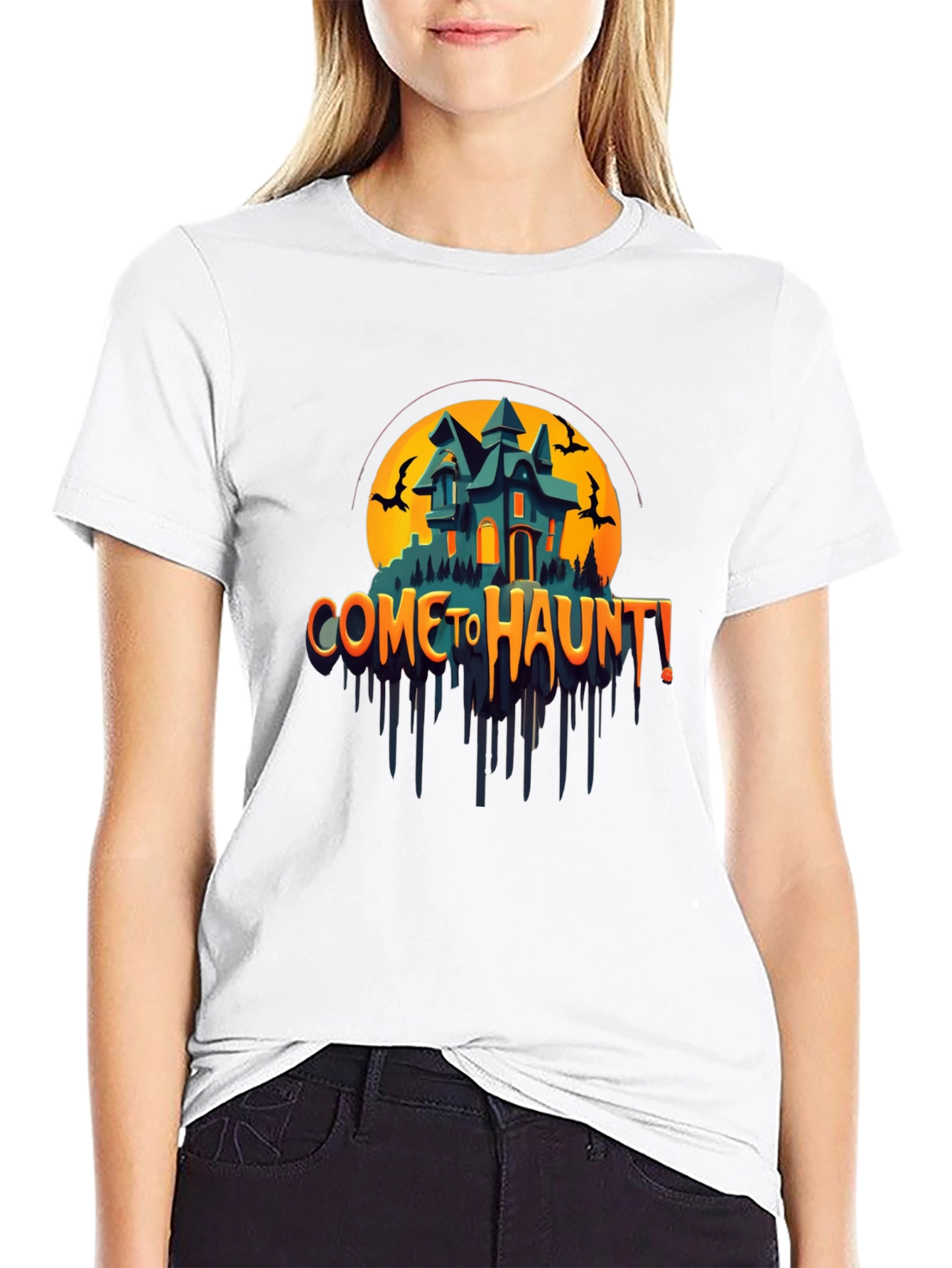 Come To Haunt! Halloween Graphic Tee
