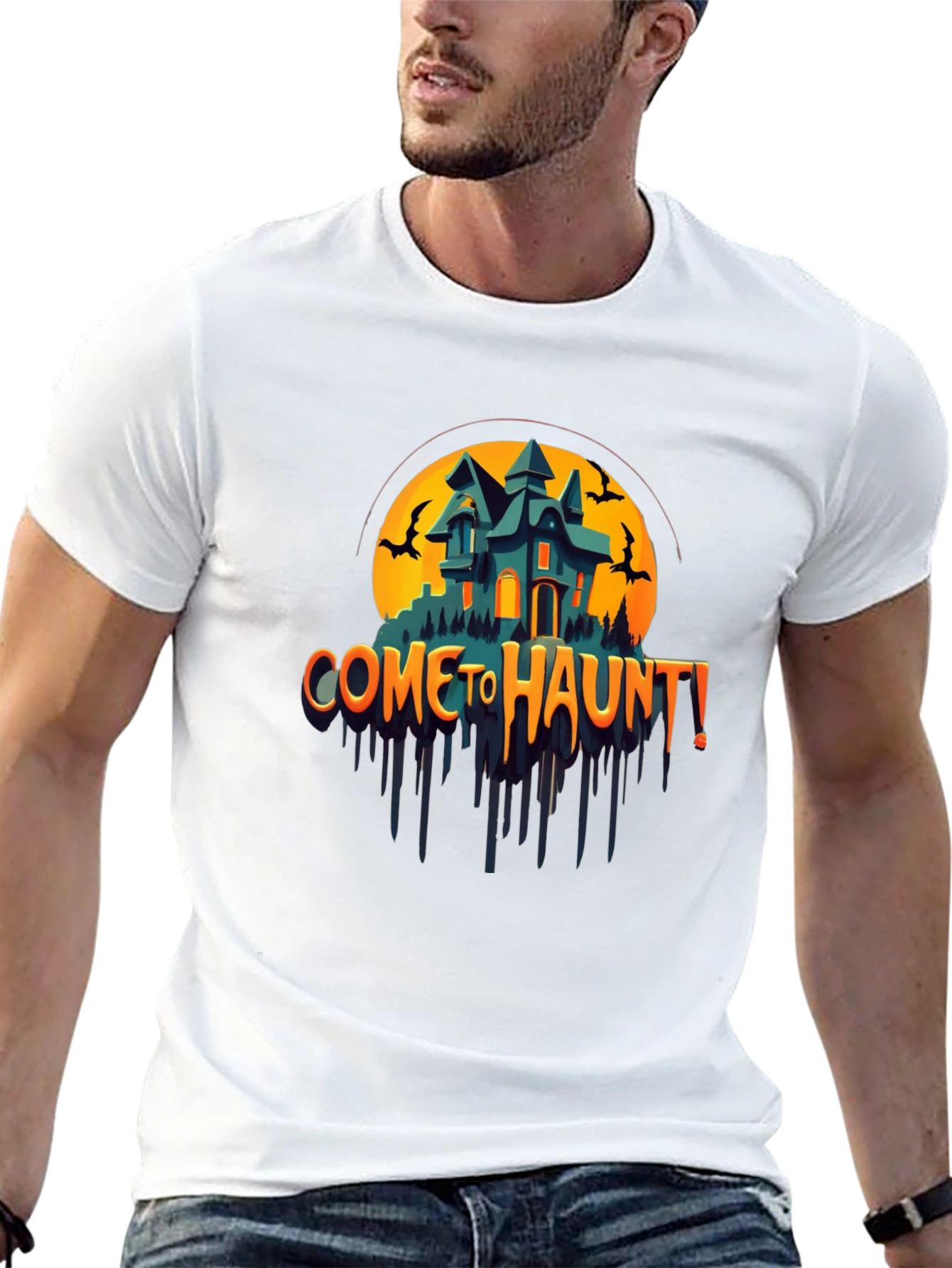 Come To Haunt! Halloween Graphic Tee