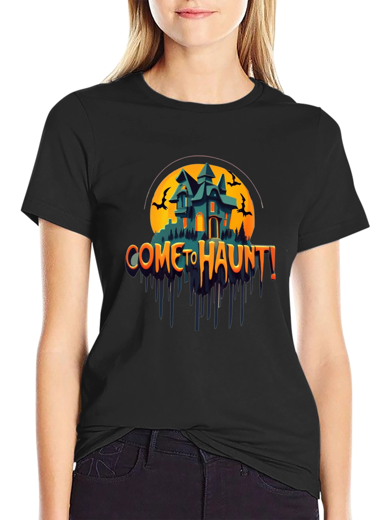 Come To Haunt! Halloween Graphic Tee