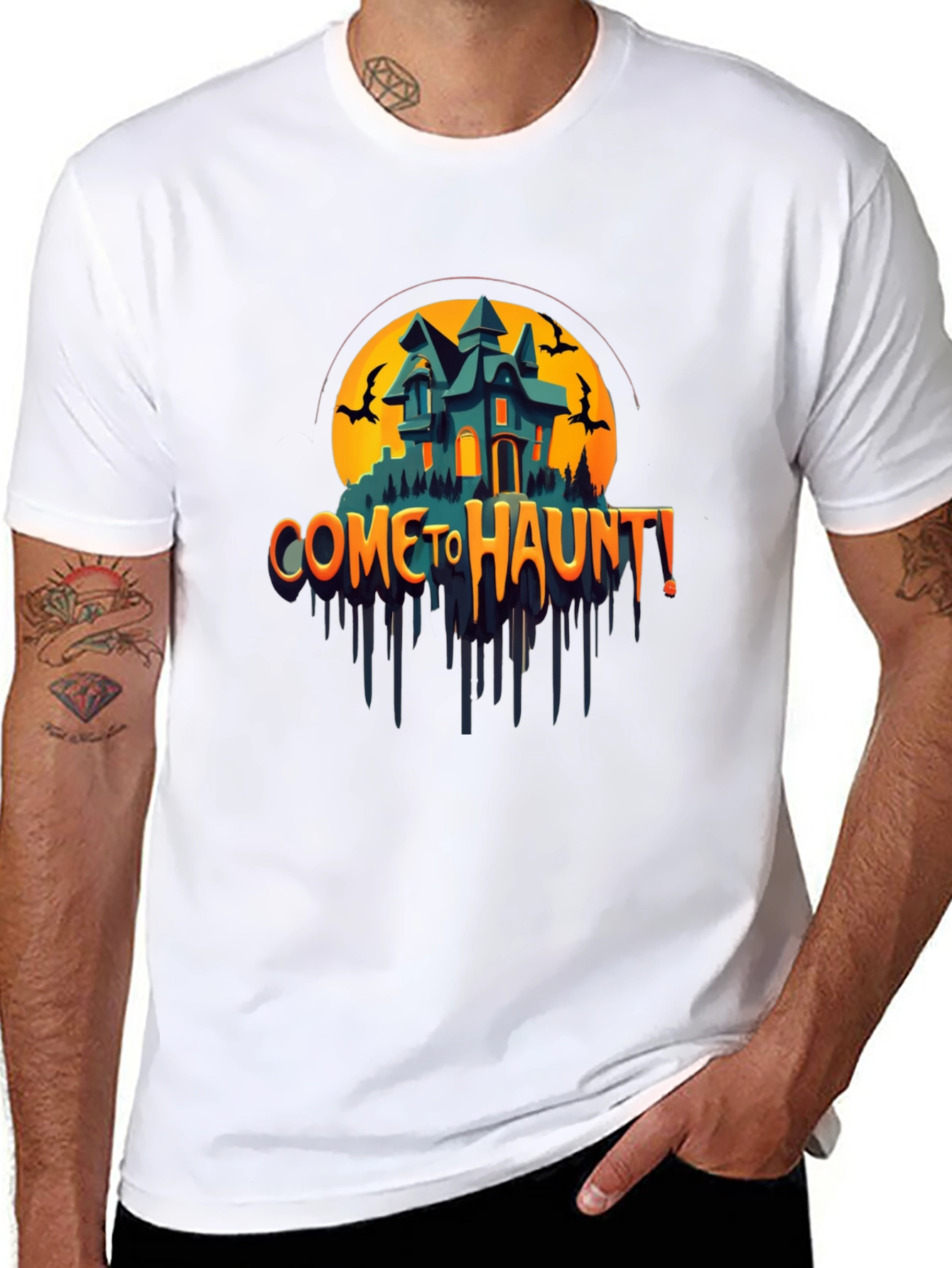 Come To Haunt! Halloween Graphic Tee