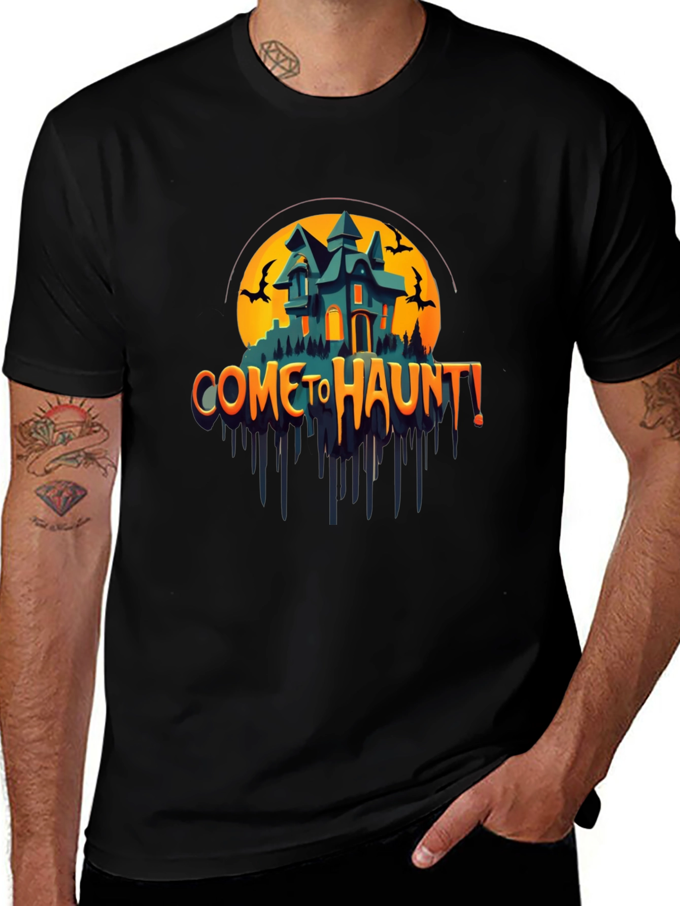 Come To Haunt! Halloween Graphic Tee