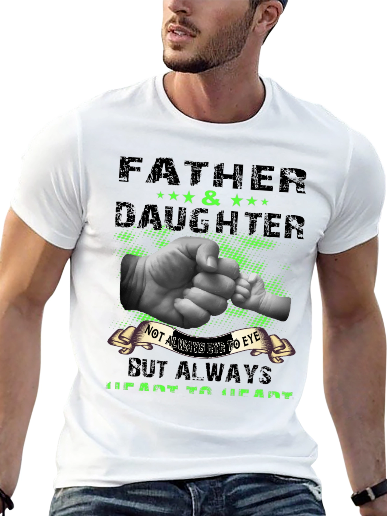 Father & Daughter Heart to Heart T-Shirt