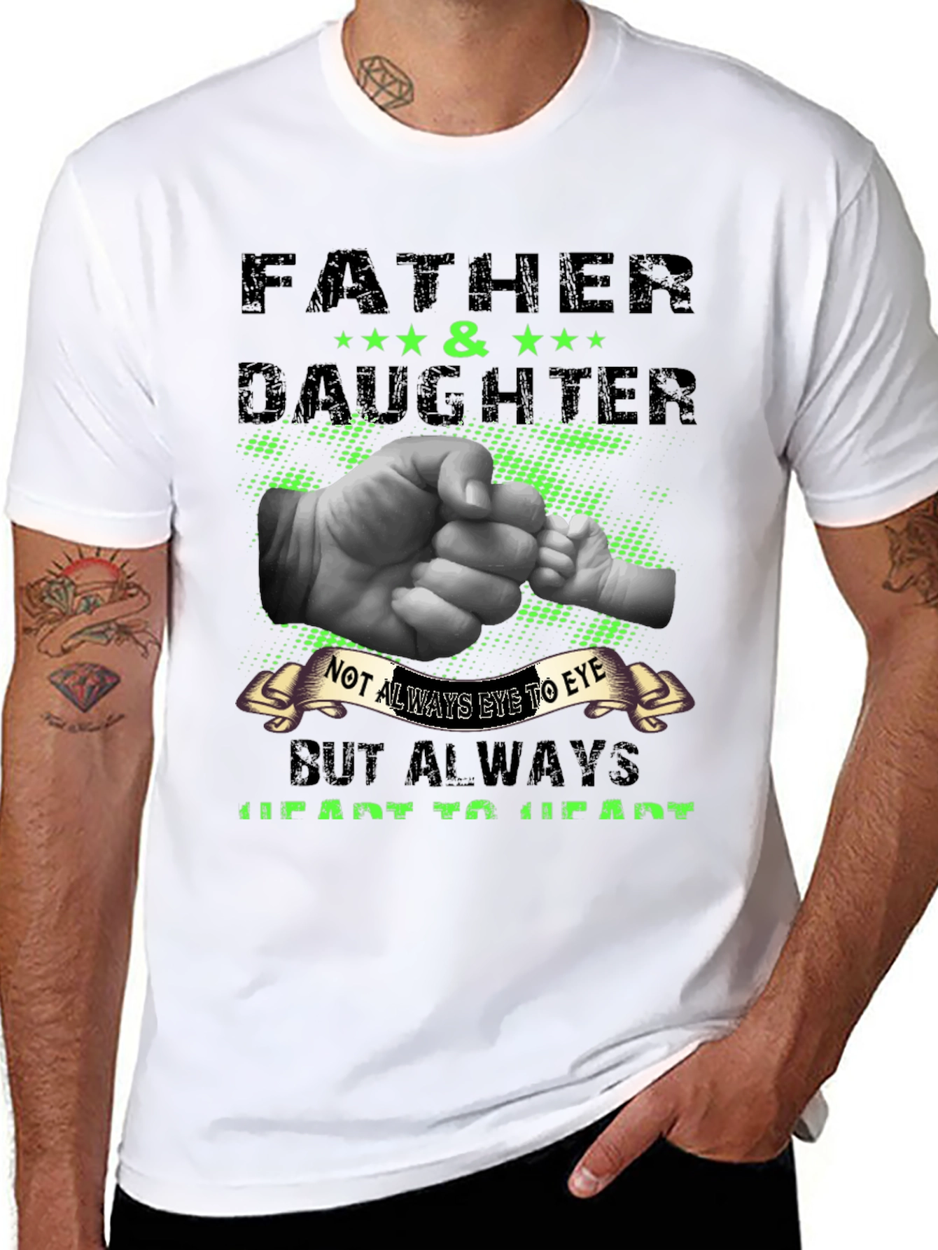 Father & Daughter Heart to Heart T-Shirt