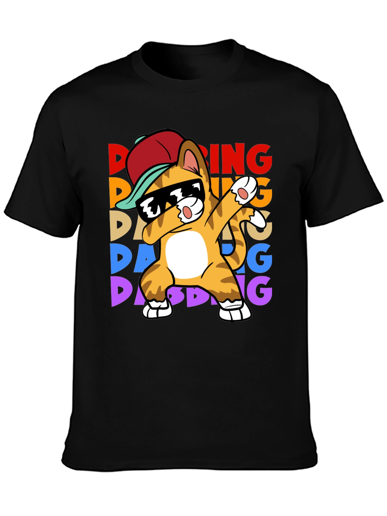 Dabbing Cat T-Shirt - Fun & Unique Design