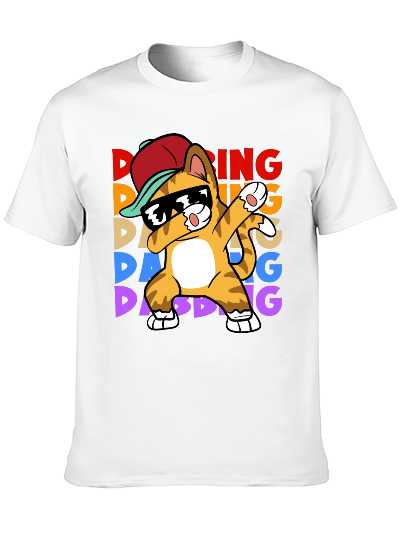 Dabbing Cat T-Shirt - Fun & Unique Design