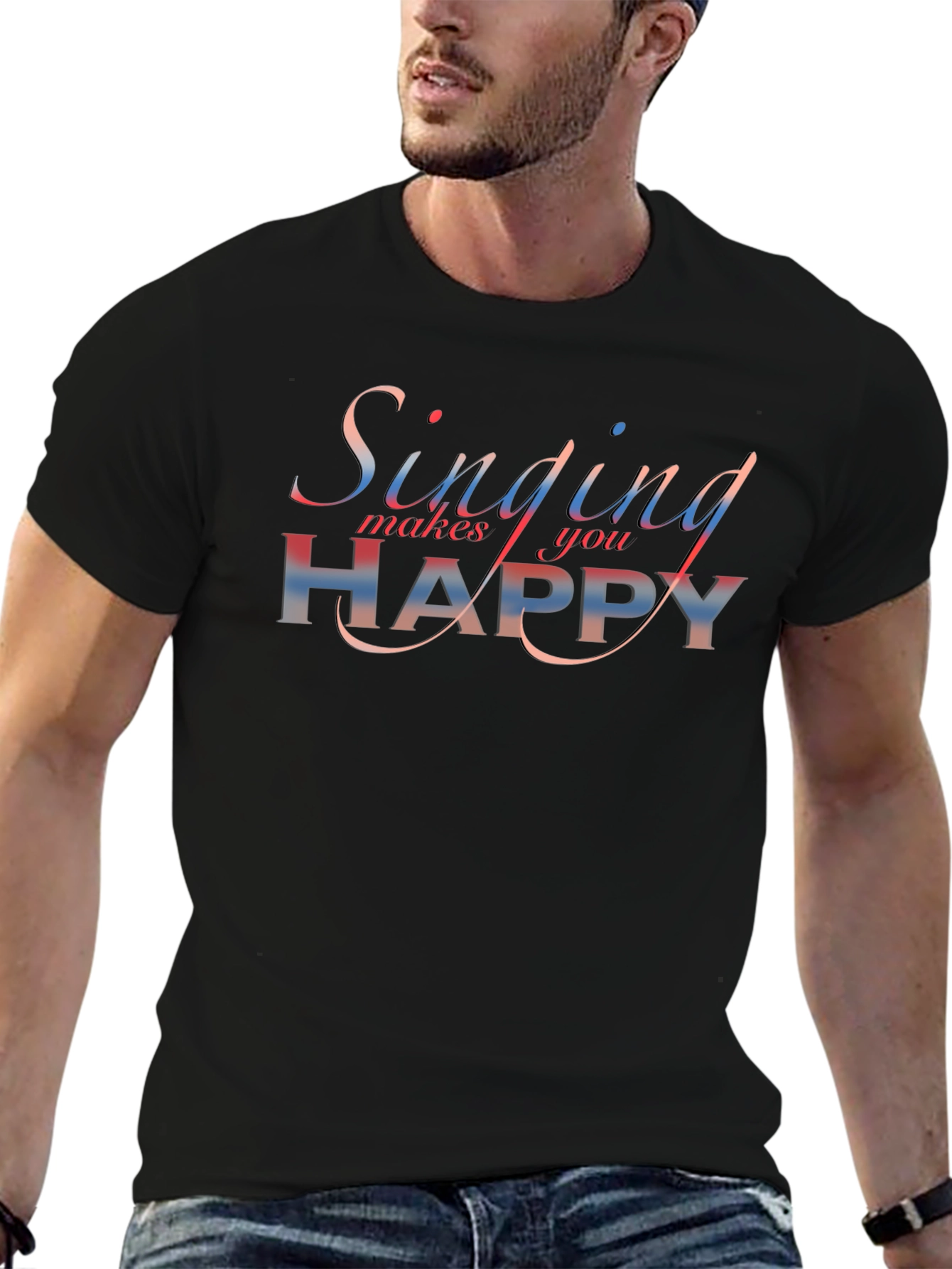 Singing Makes You Happy Graphic Tee