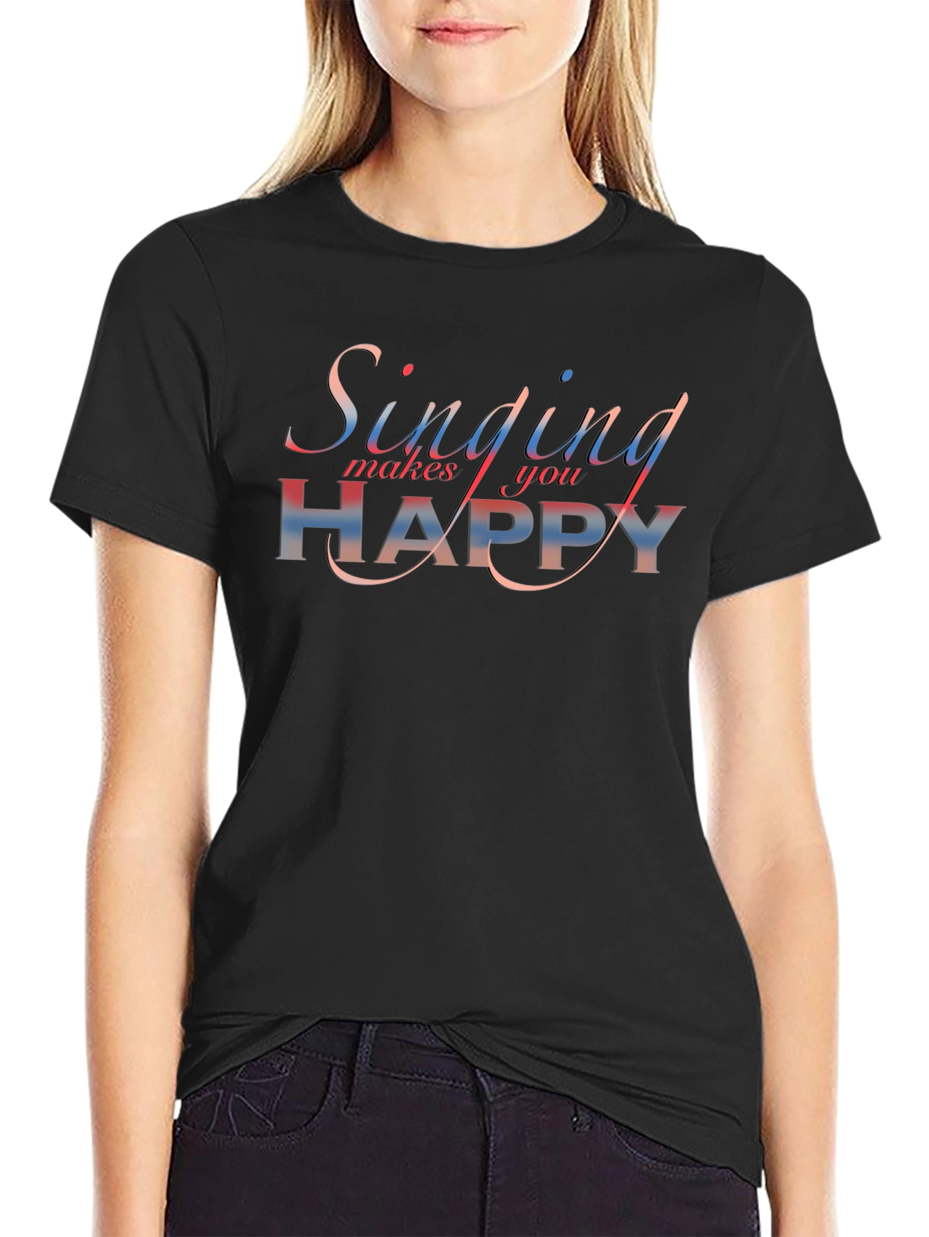 Singing Makes You Happy Graphic Tee