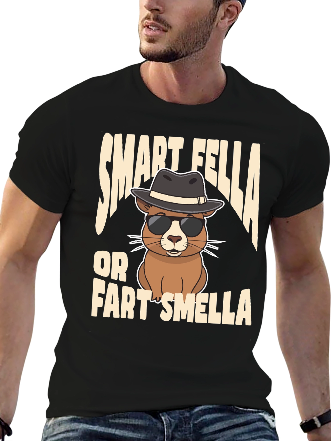 Smart Fella or Fart Smella T-Shirt