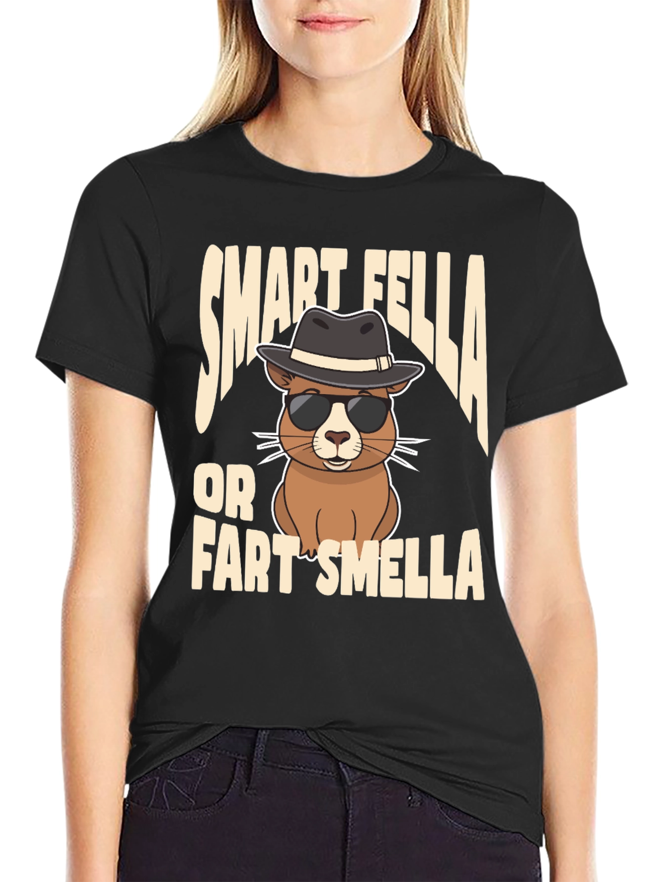Smart Fella or Fart Smella T-Shirt