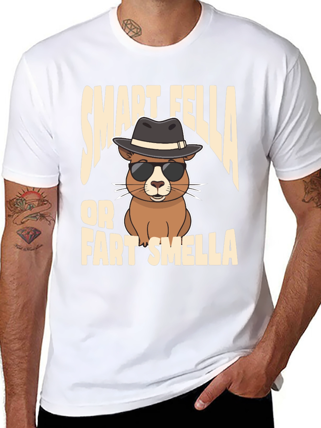 Smart Fella or Fart Smella T-Shirt