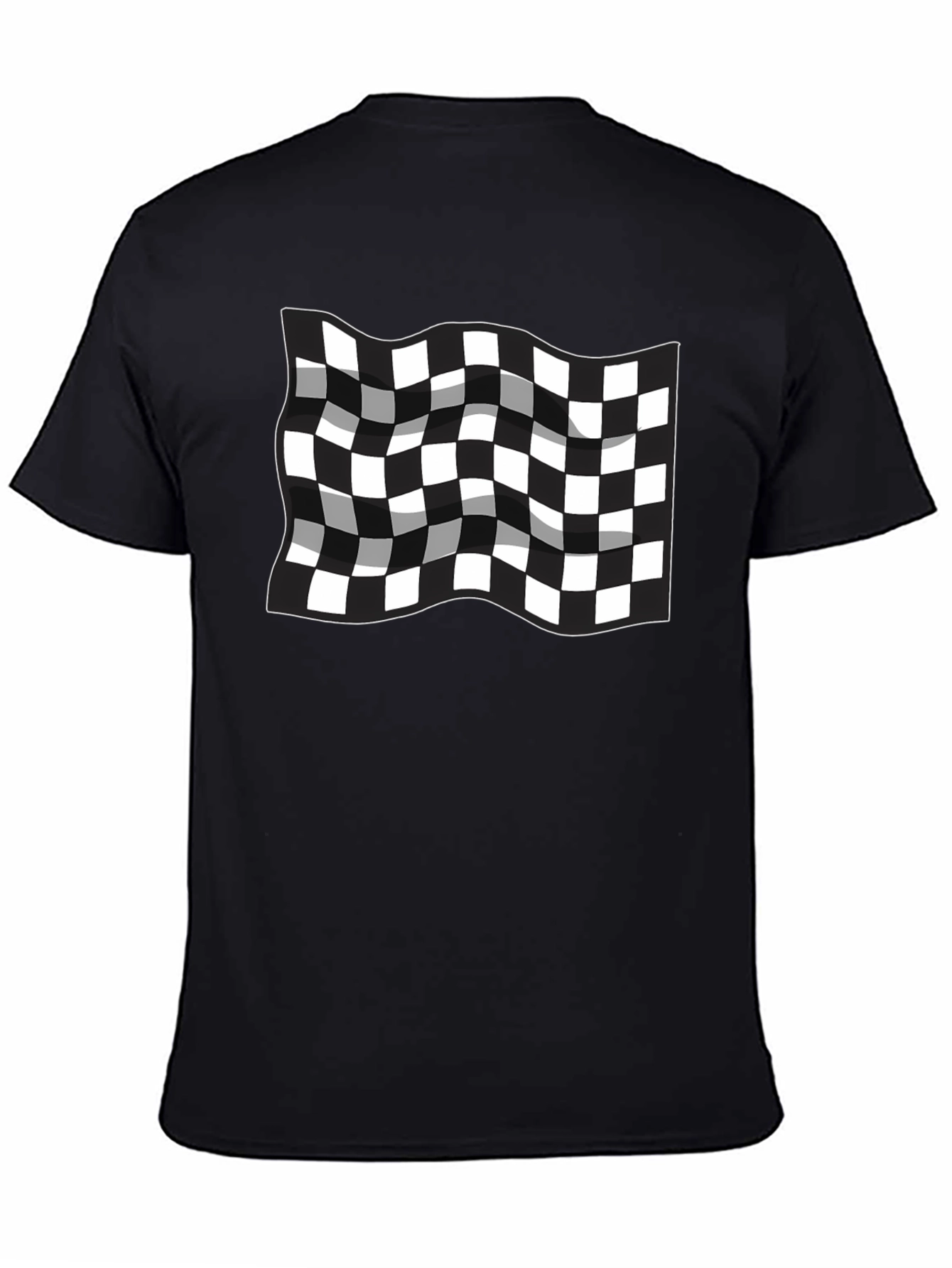 Checkered Flag T-Shirt - Racing Inspired Design