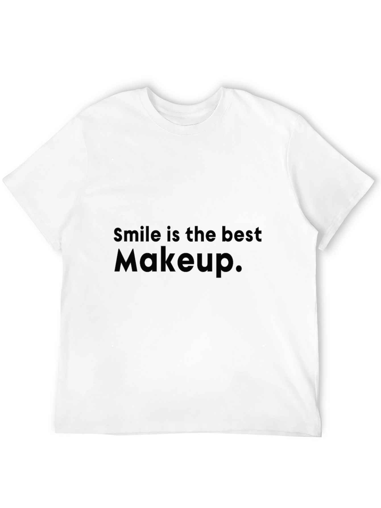 Smile is the Best Makeup Graphic Tee