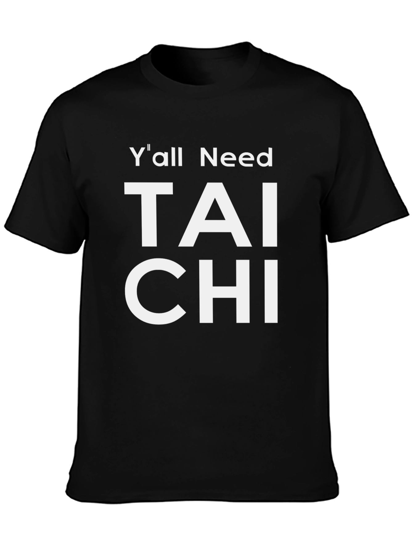 Yall Need Tai Chi Graphic Tee - Black