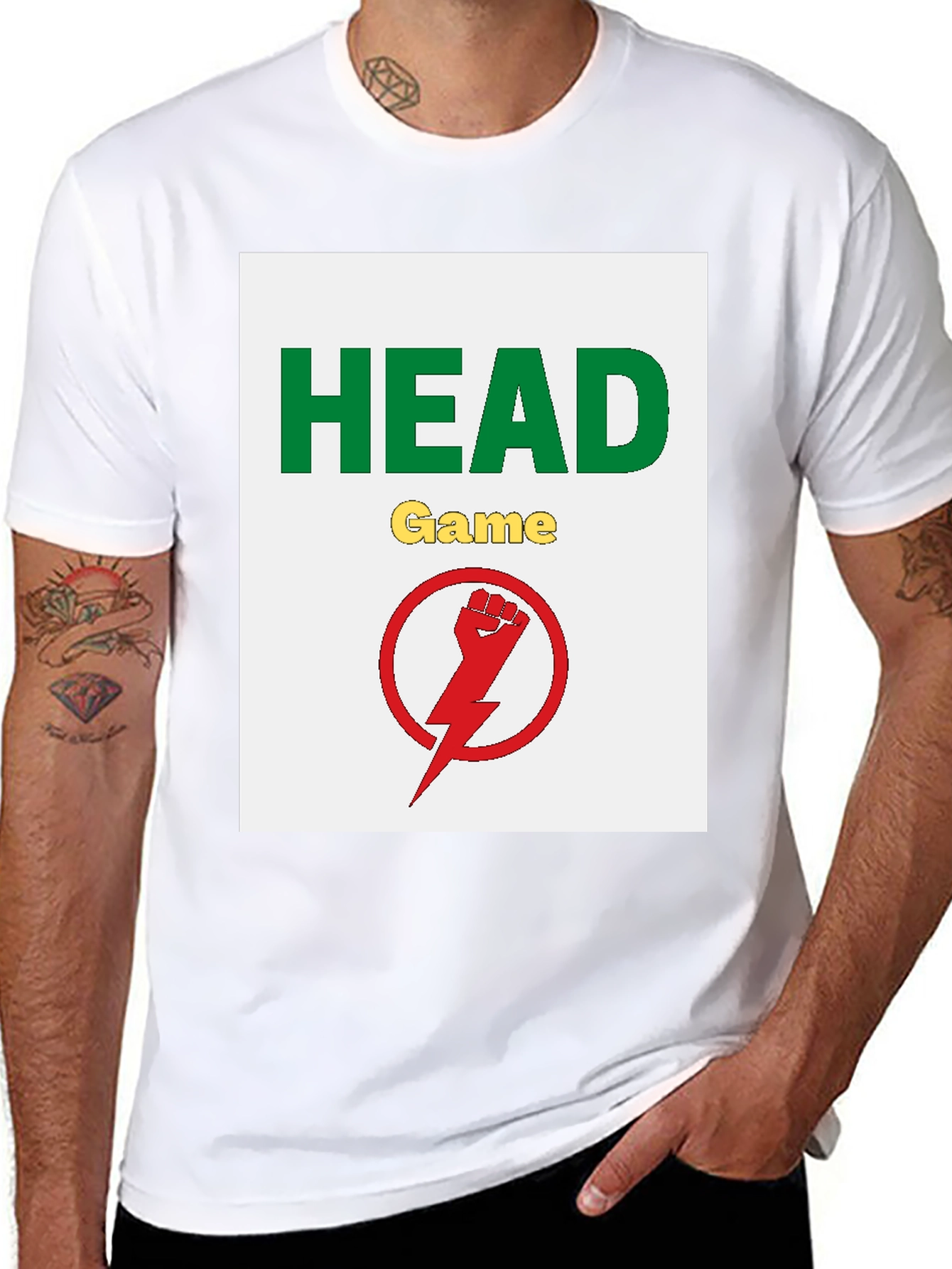Head Game Graphic Tee - Black