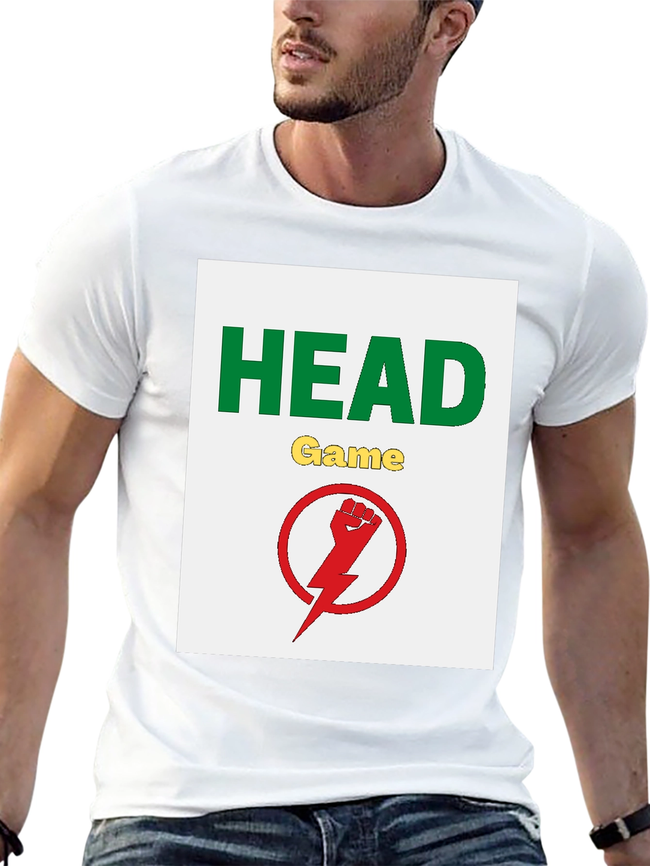 Head Game Graphic Tee - Black