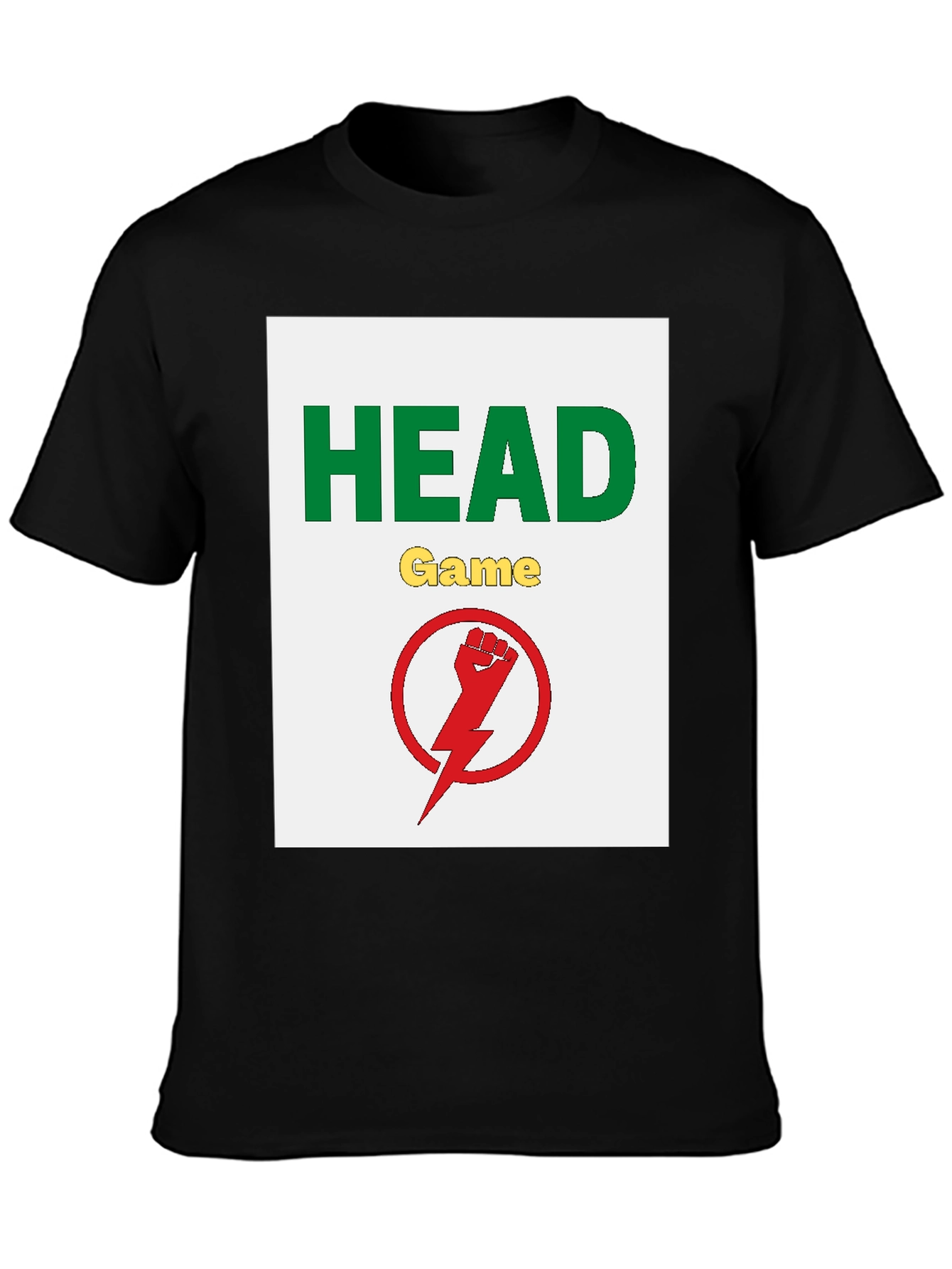 Head Game Graphic Tee - Black