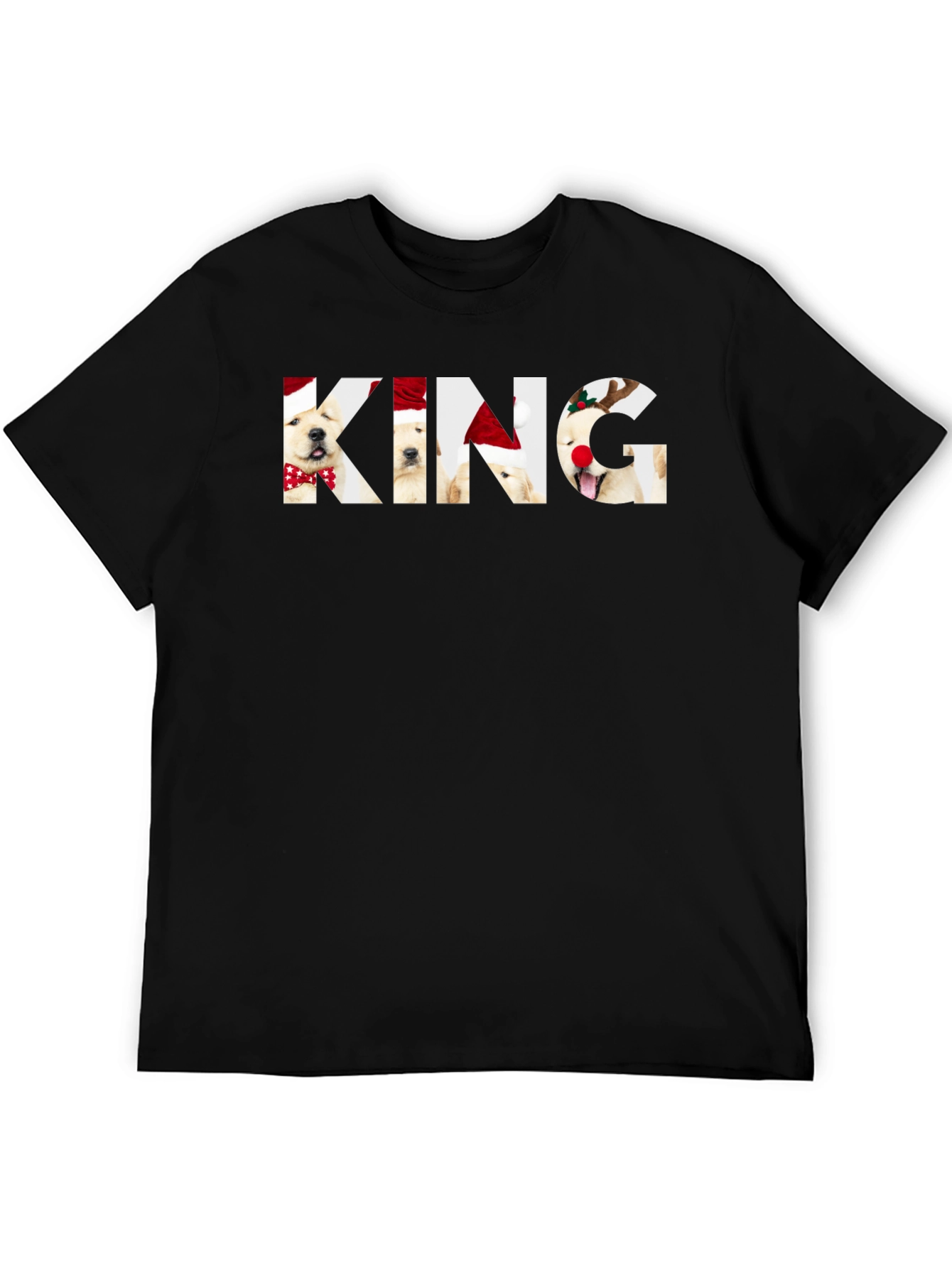 King Dog Christmas T-Shirt