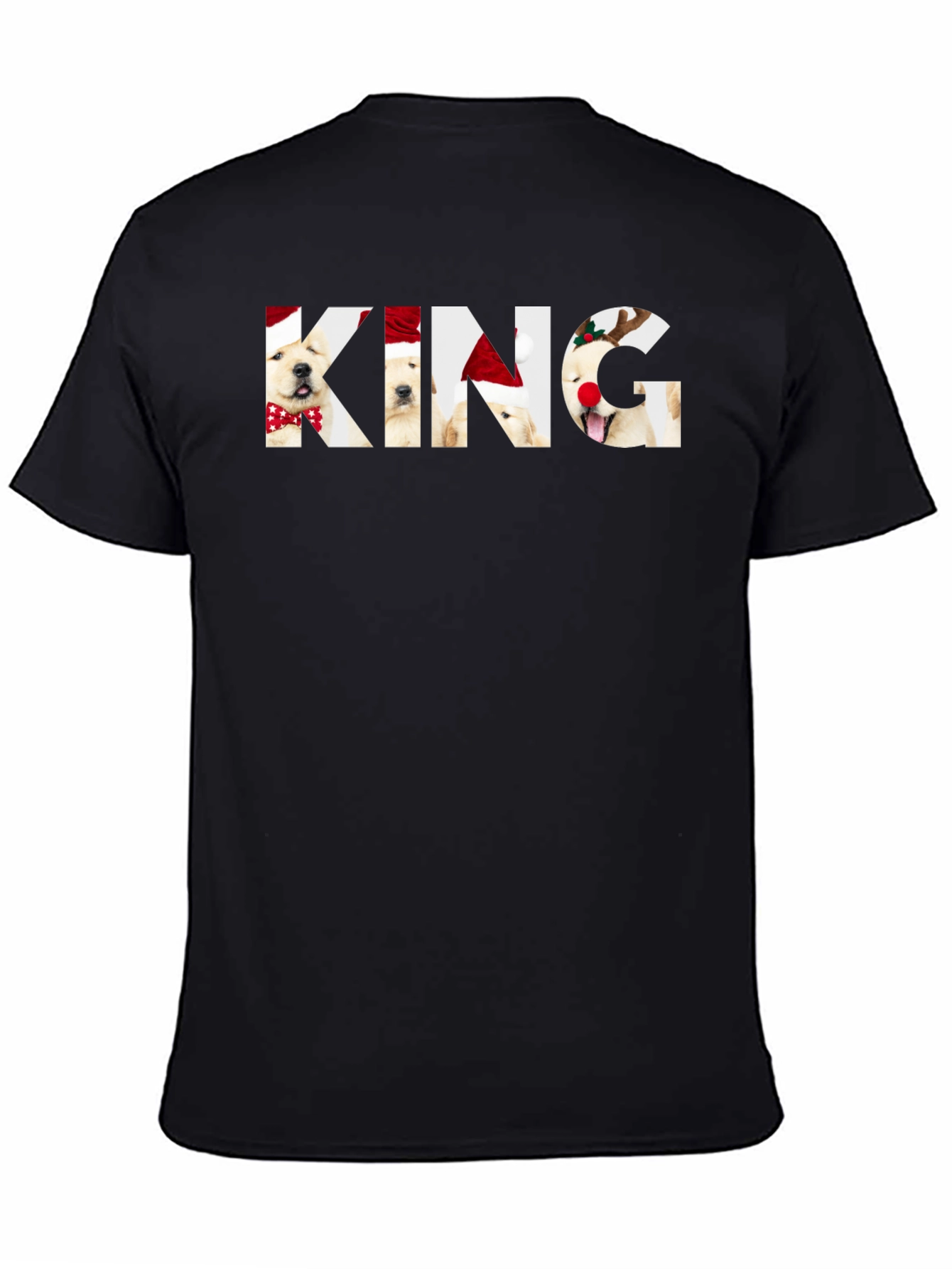 King Dog Christmas T-Shirt