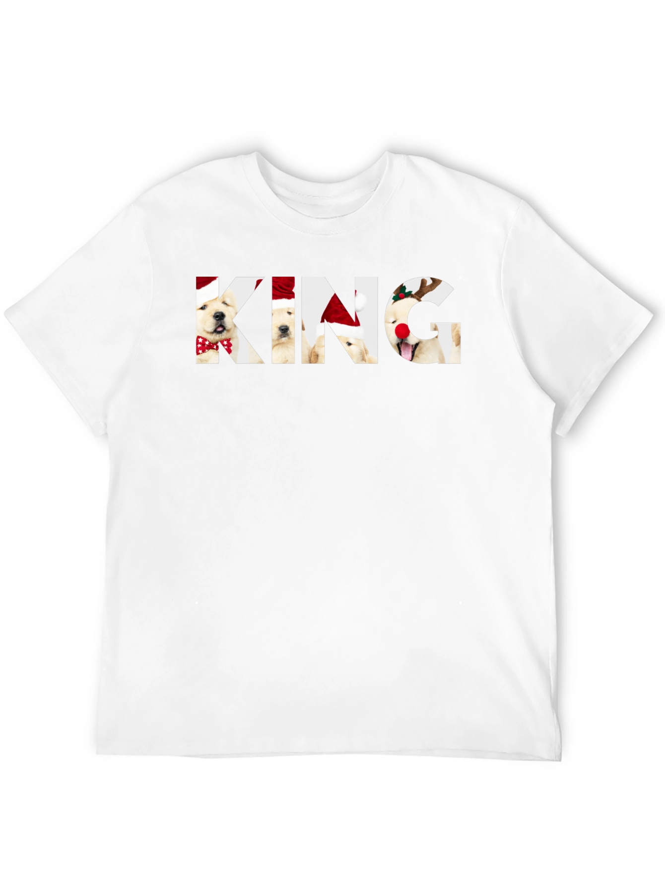 King Dog Christmas T-Shirt