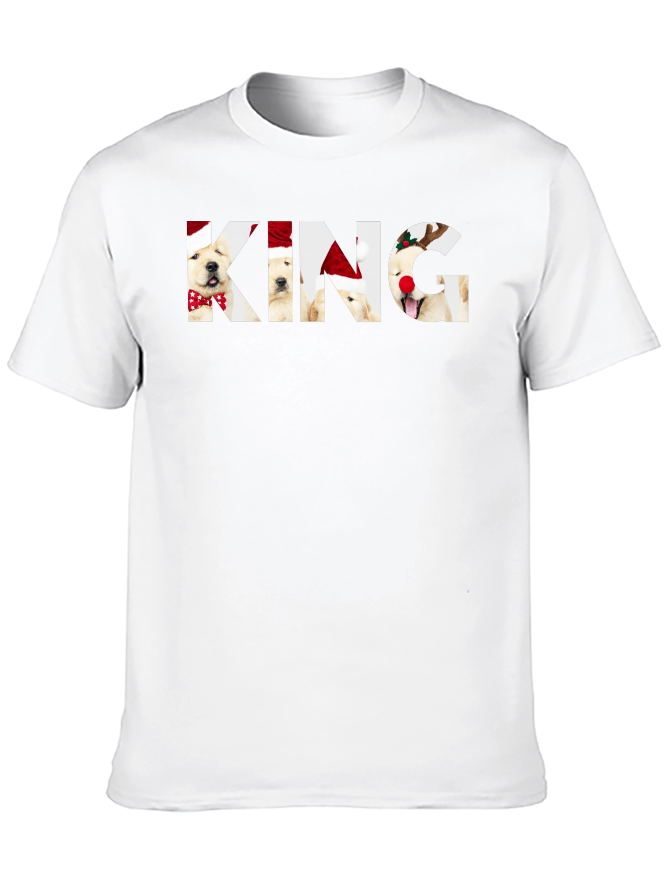 King Dog Christmas T-Shirt