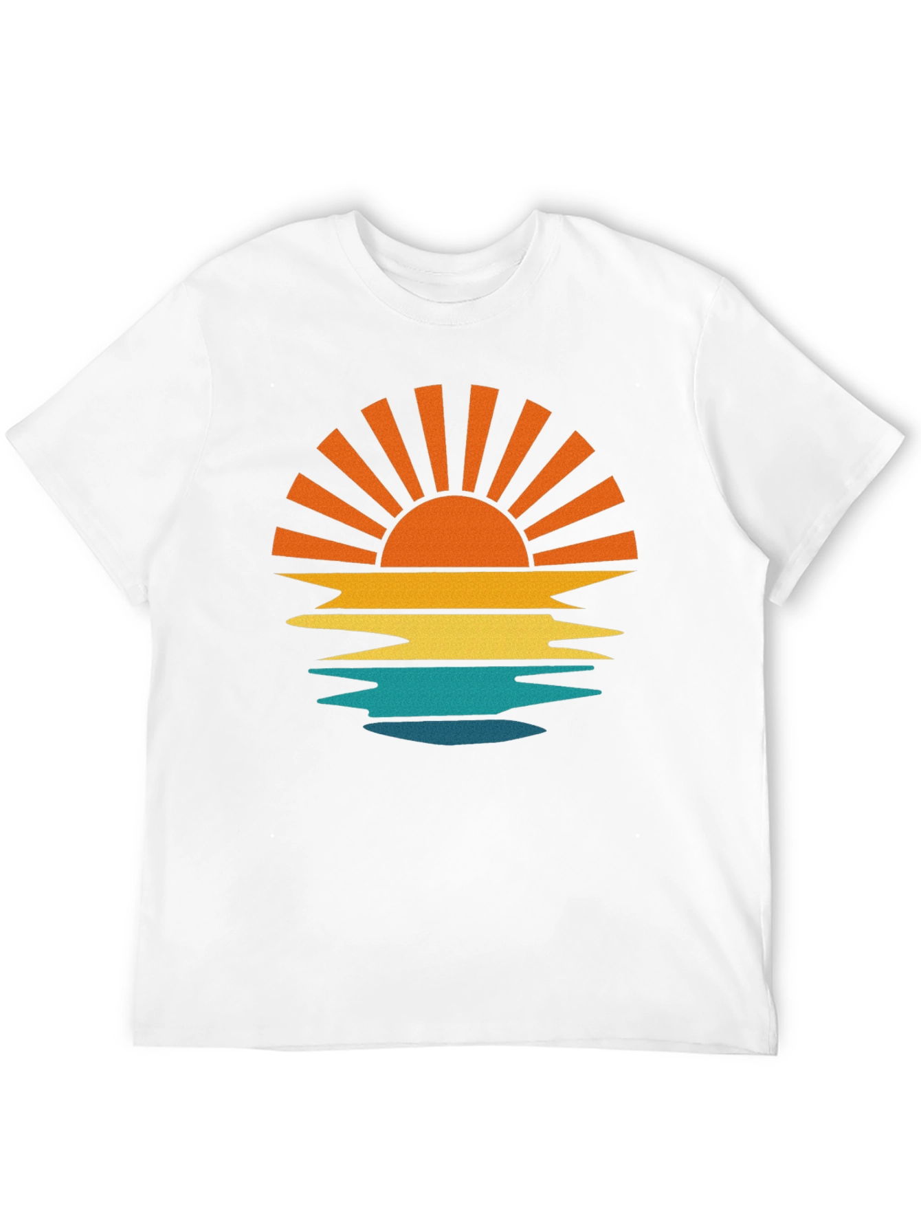 Sunset Graphic T-Shirt Retro Style