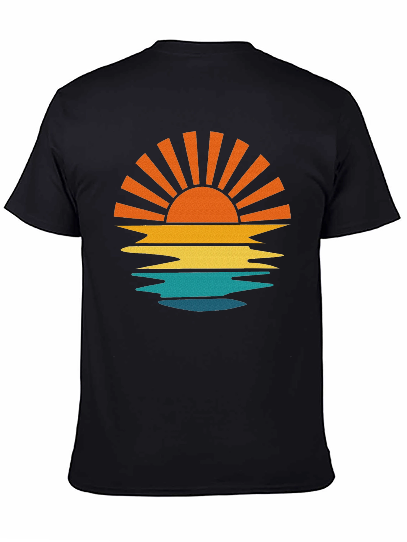 Sunset Graphic T-Shirt Retro Style