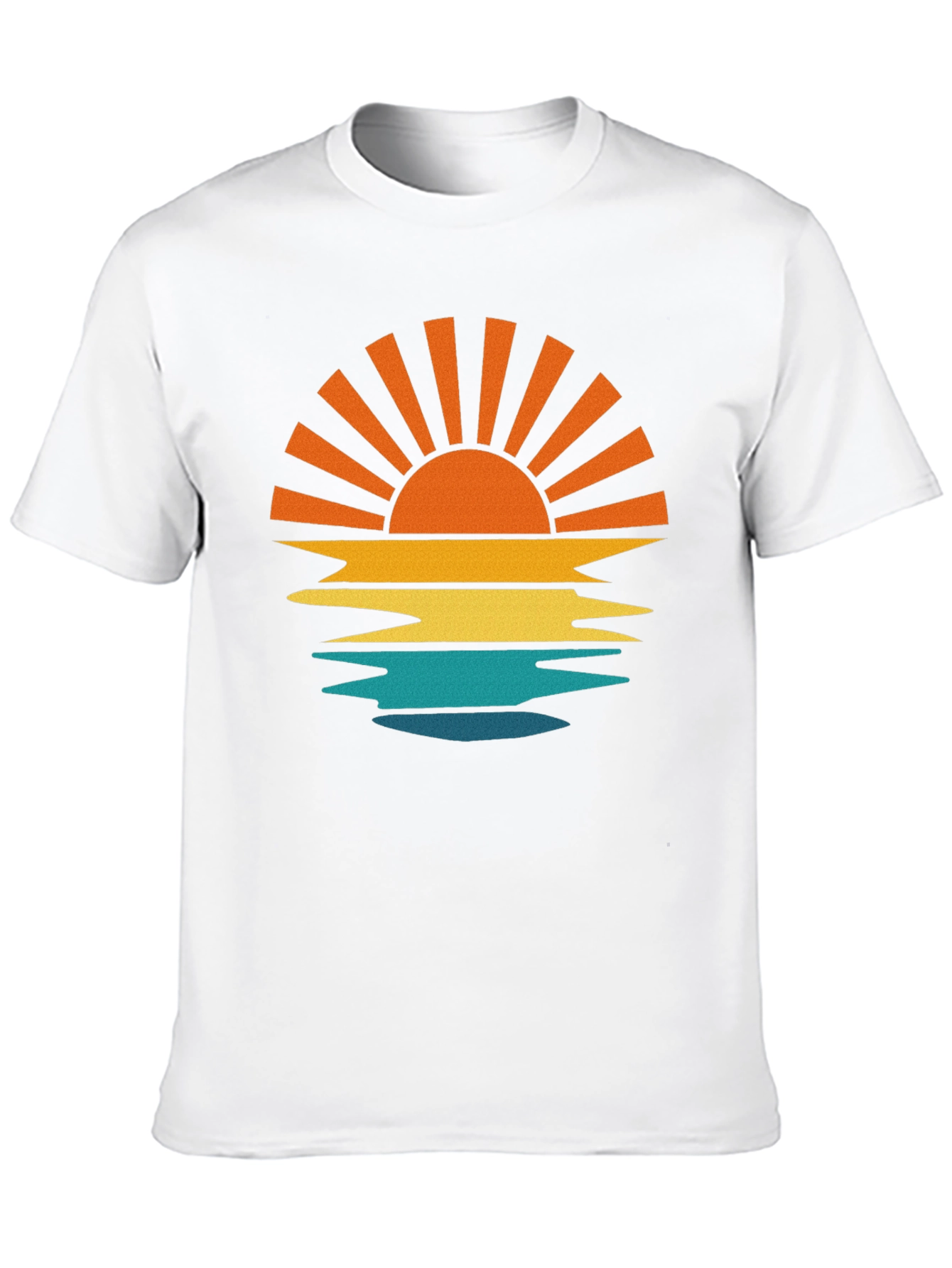 Sunset Graphic T-Shirt Retro Style